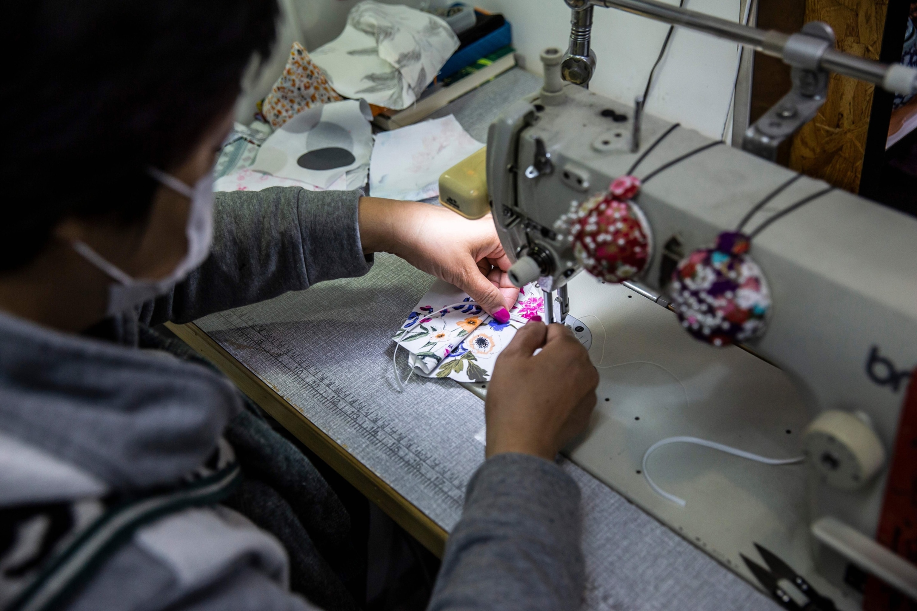 sewing a mask