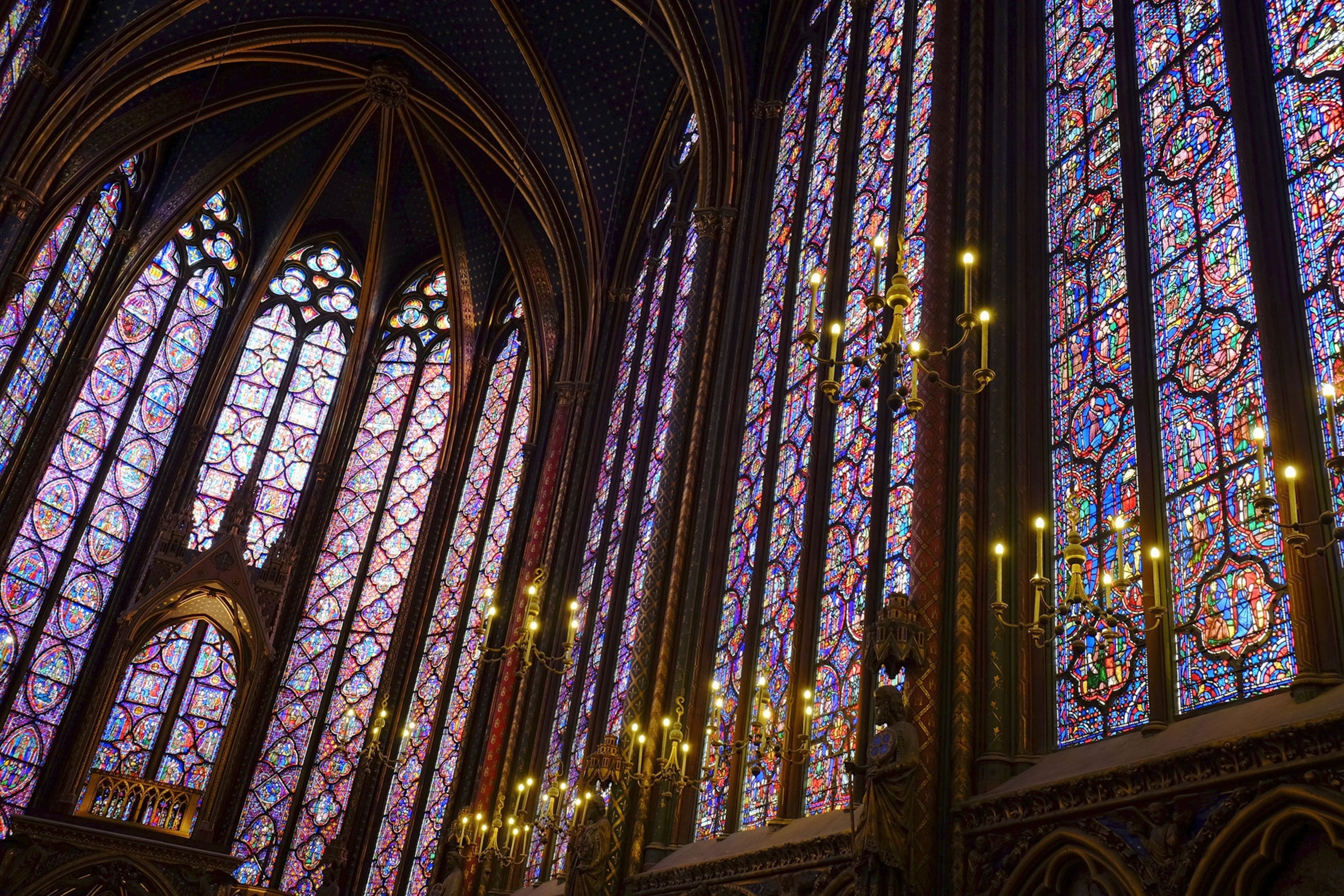 Saint Chapelle in Paris, France