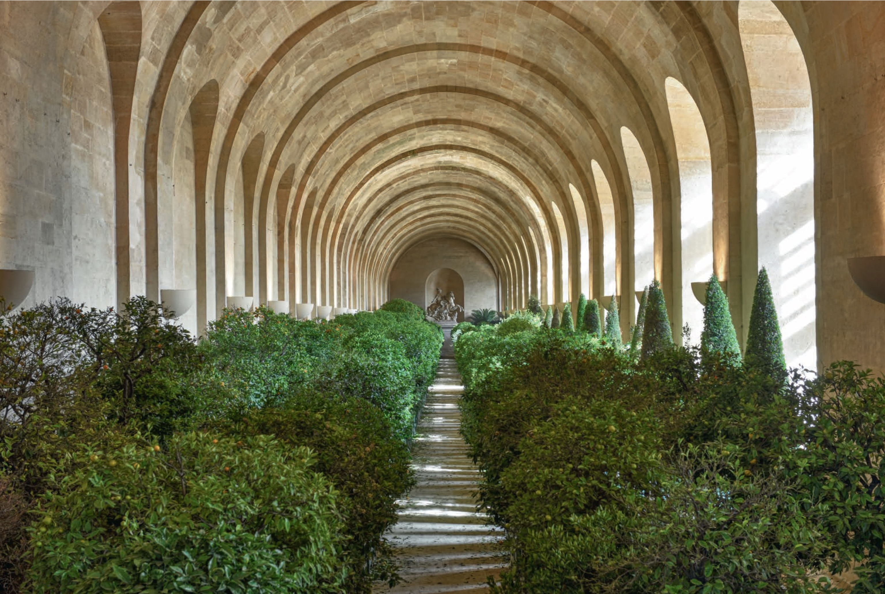 the inside of the Orangery