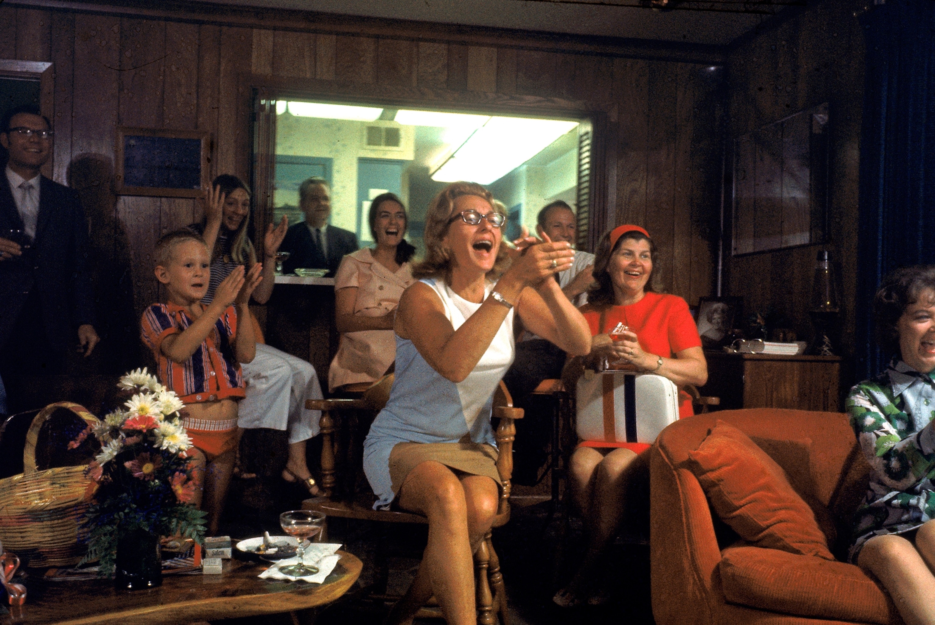 people in a living room