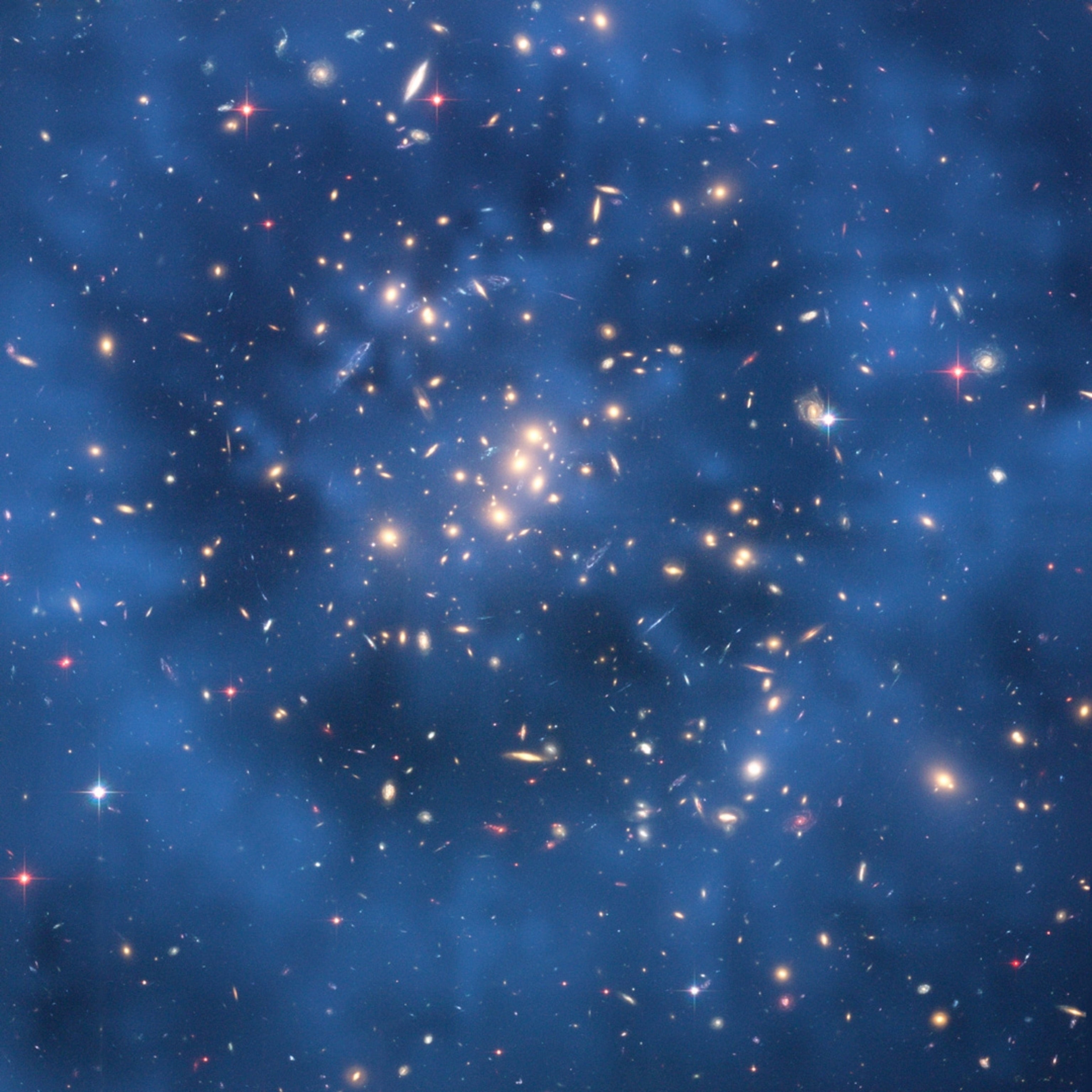 ghostly "ring" of dark matter in the galaxy cluster Cl 0024+17