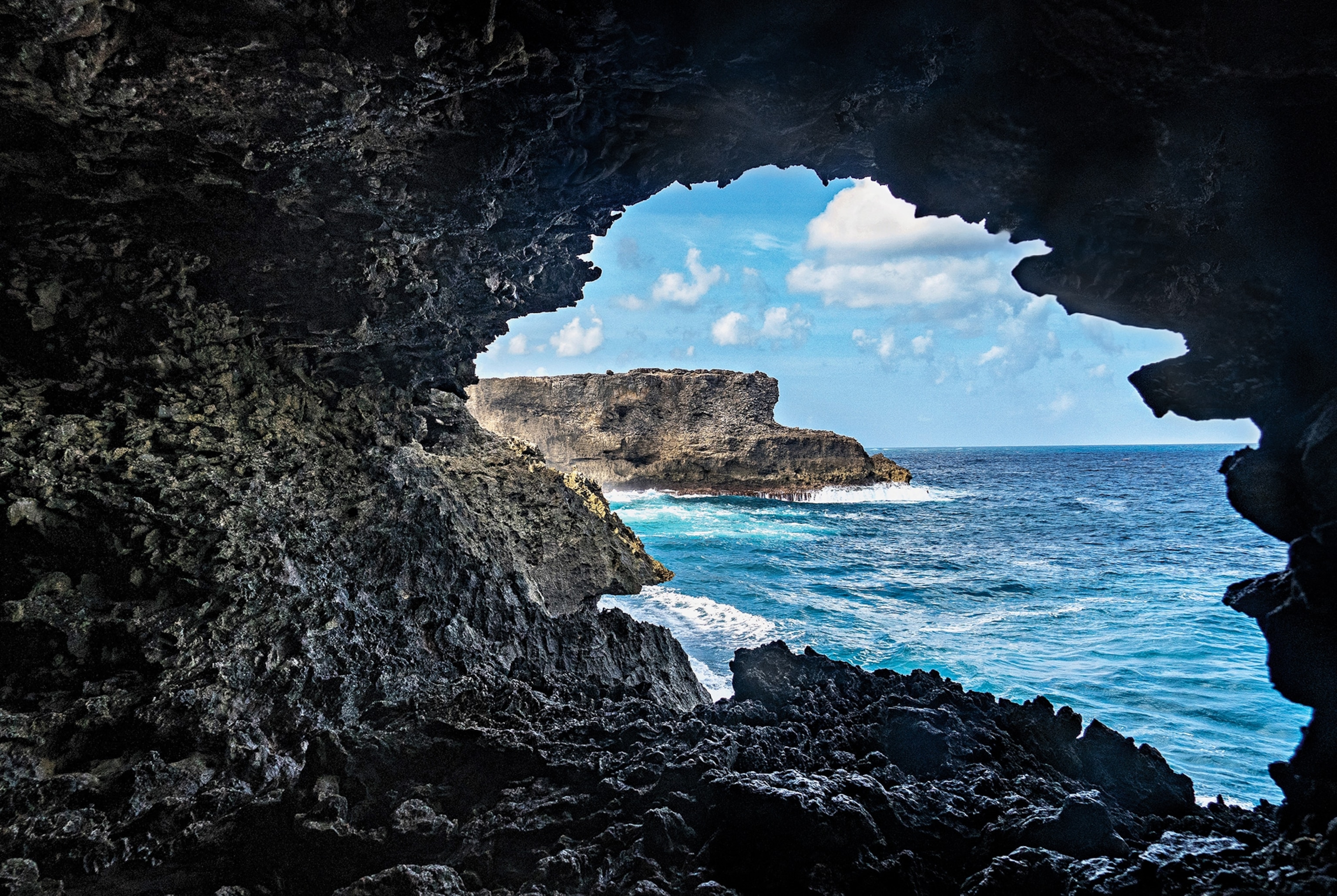 Coves, such as this one near Bridgetown, Barbados, would have made perfect hideouts for pirates.