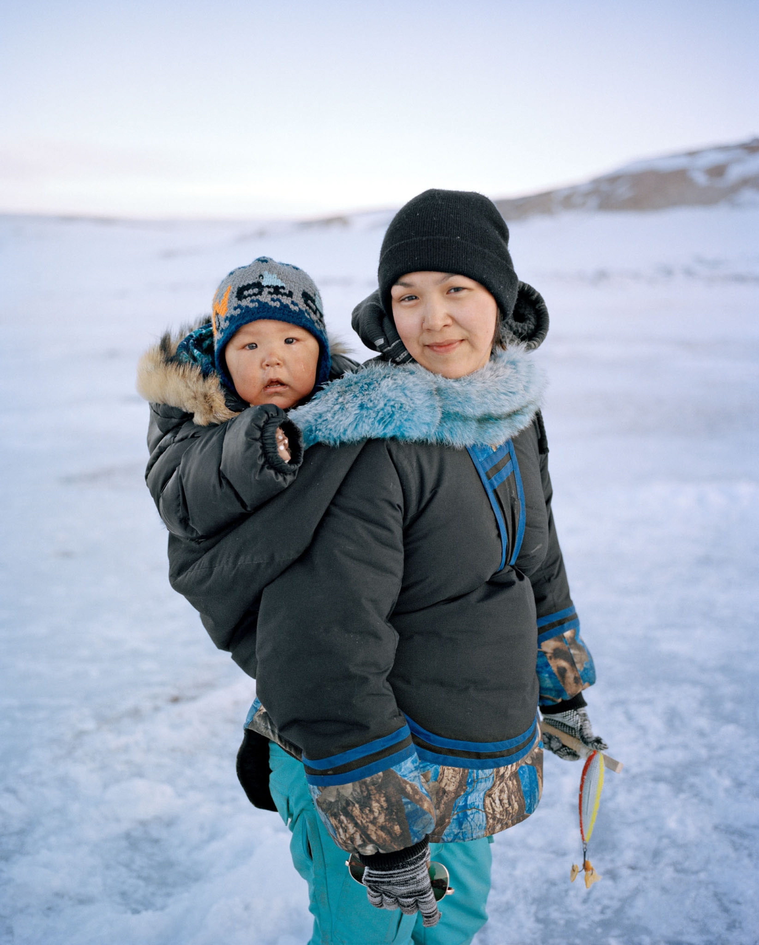 a person on a camping trip in the Canadian High Arctic