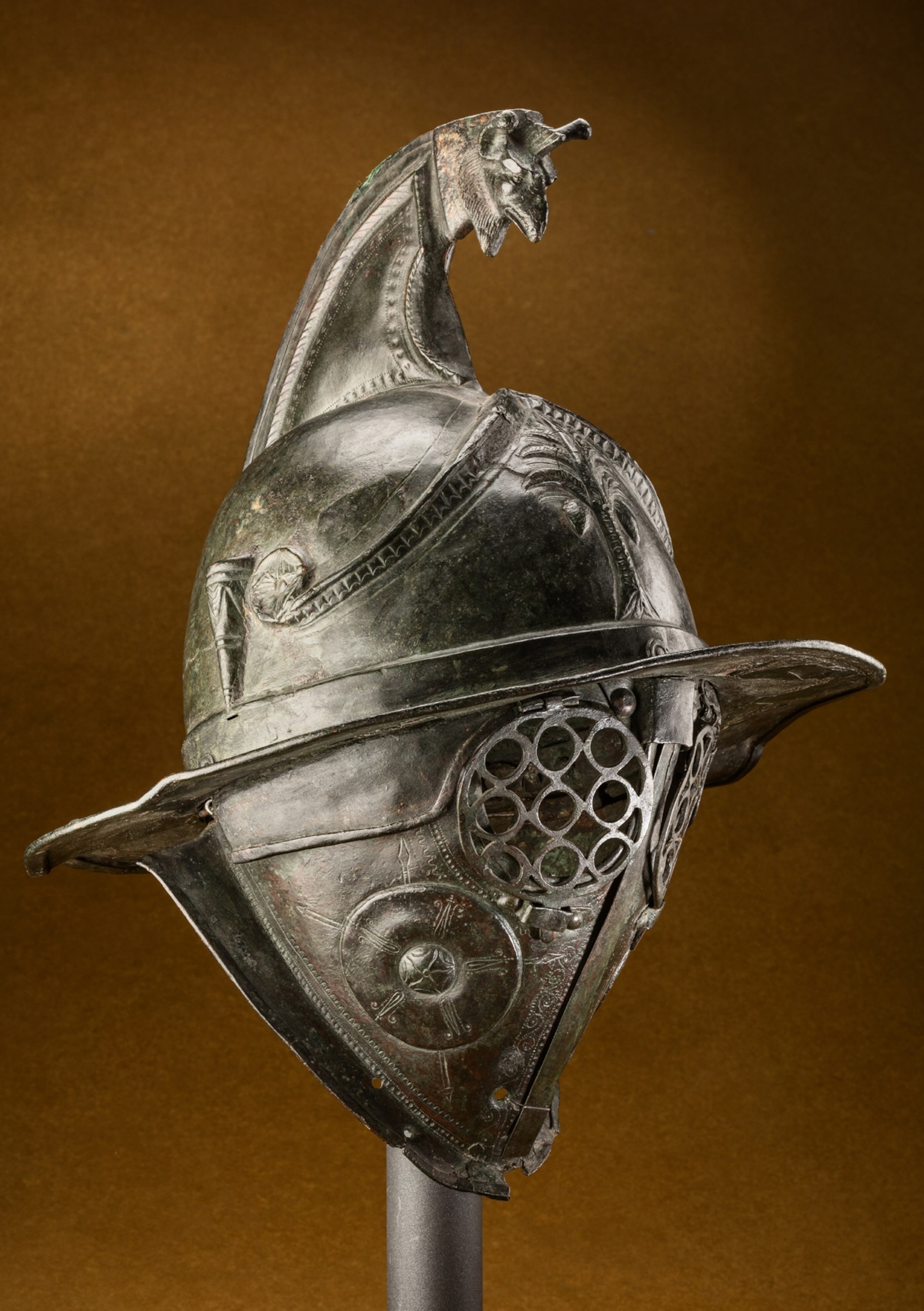 Picture of decorated helmet