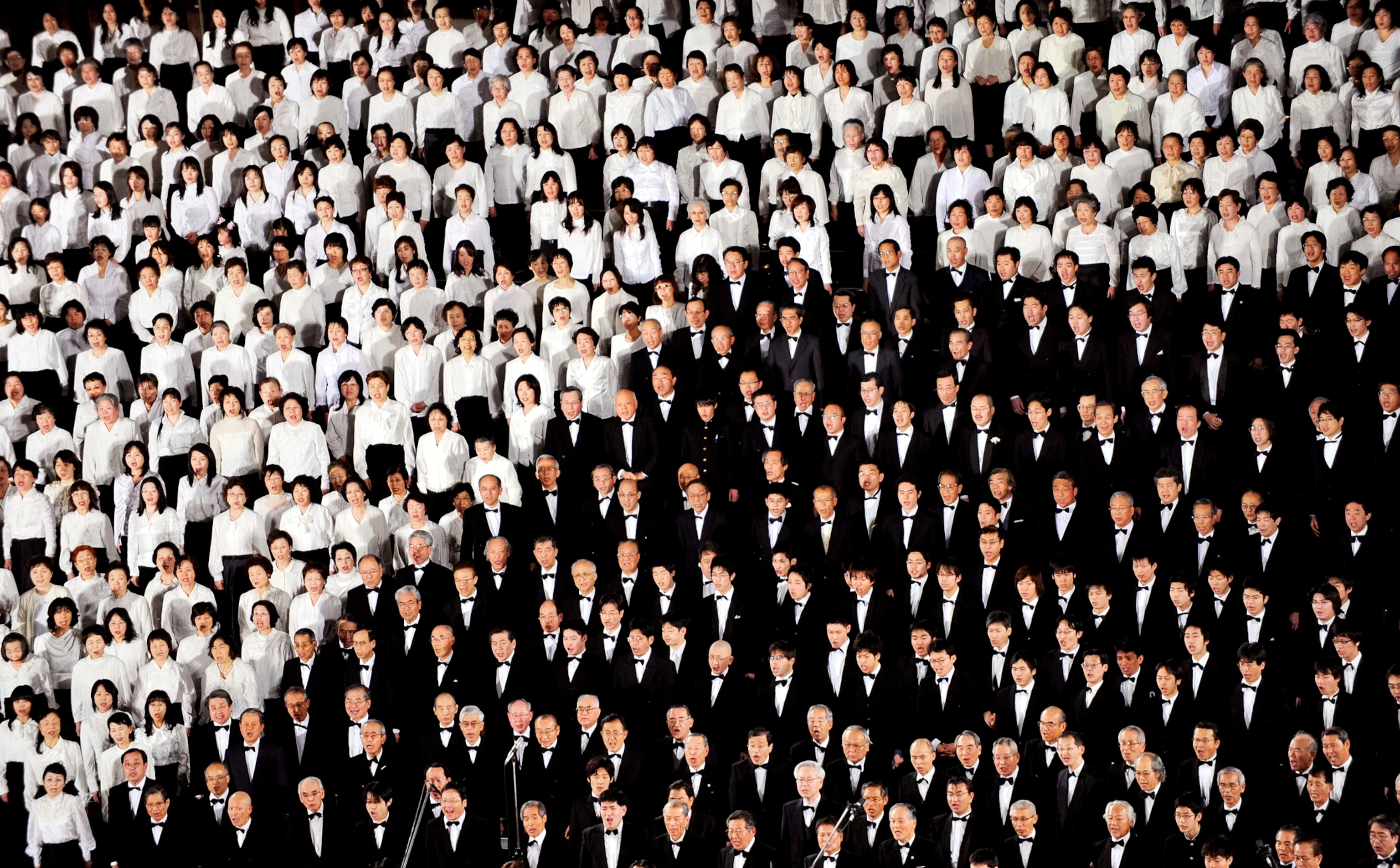singers participate in singing Beethoven's Symphony No.9 in Tokyo