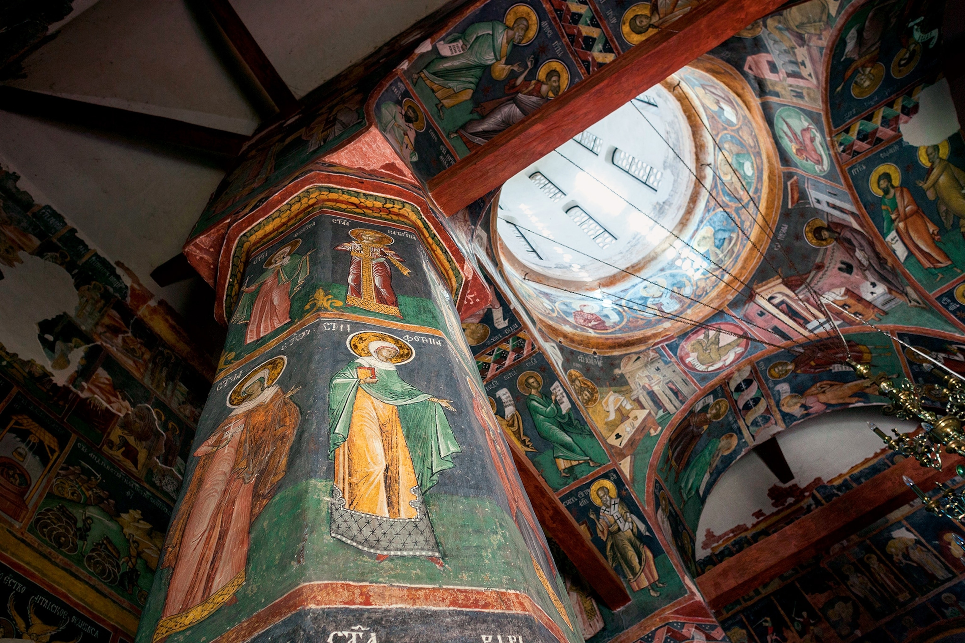 The church of the Snagov monastery, near Bucharest, Romania, is believed to be the resting place of Vlad III.