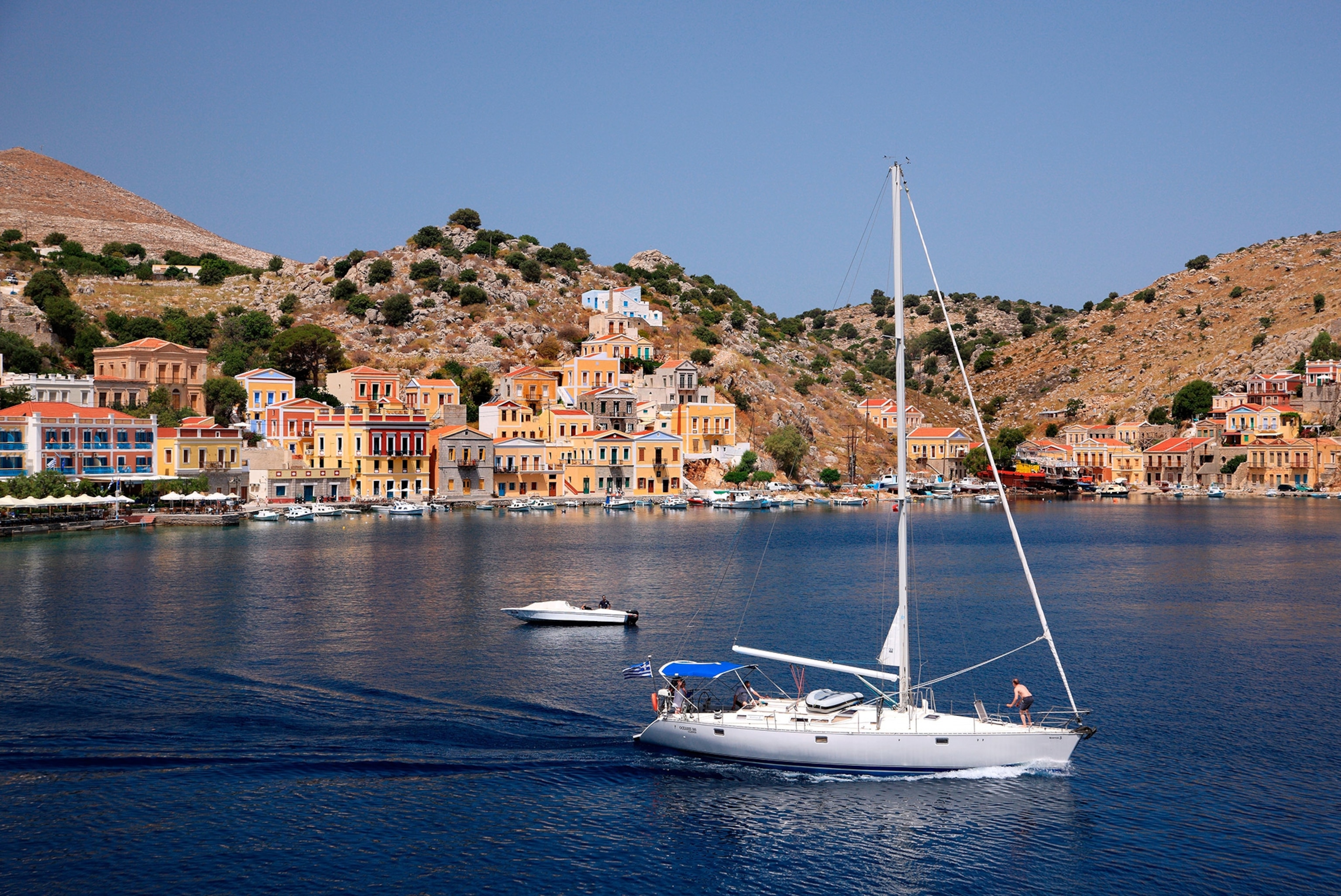 a boat in Greece