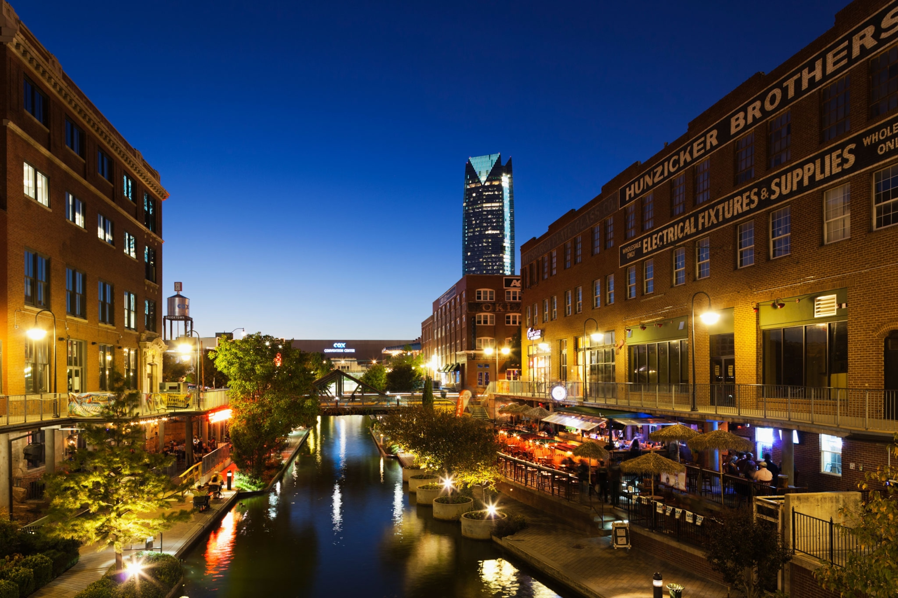 Bricktown, entertainment district Oklahoma City, Oklahoma
