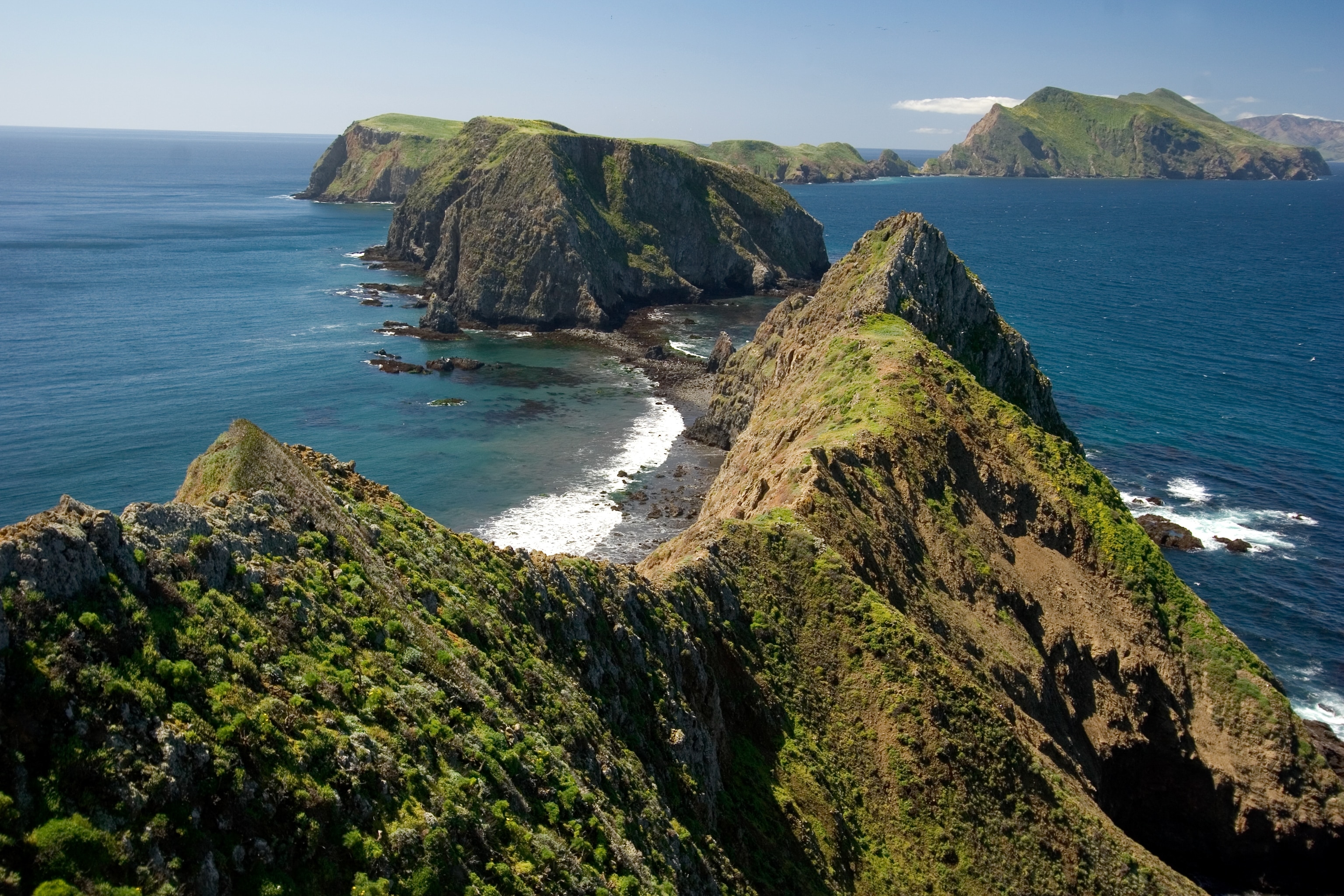 String of islands form the Channel Islands National Park