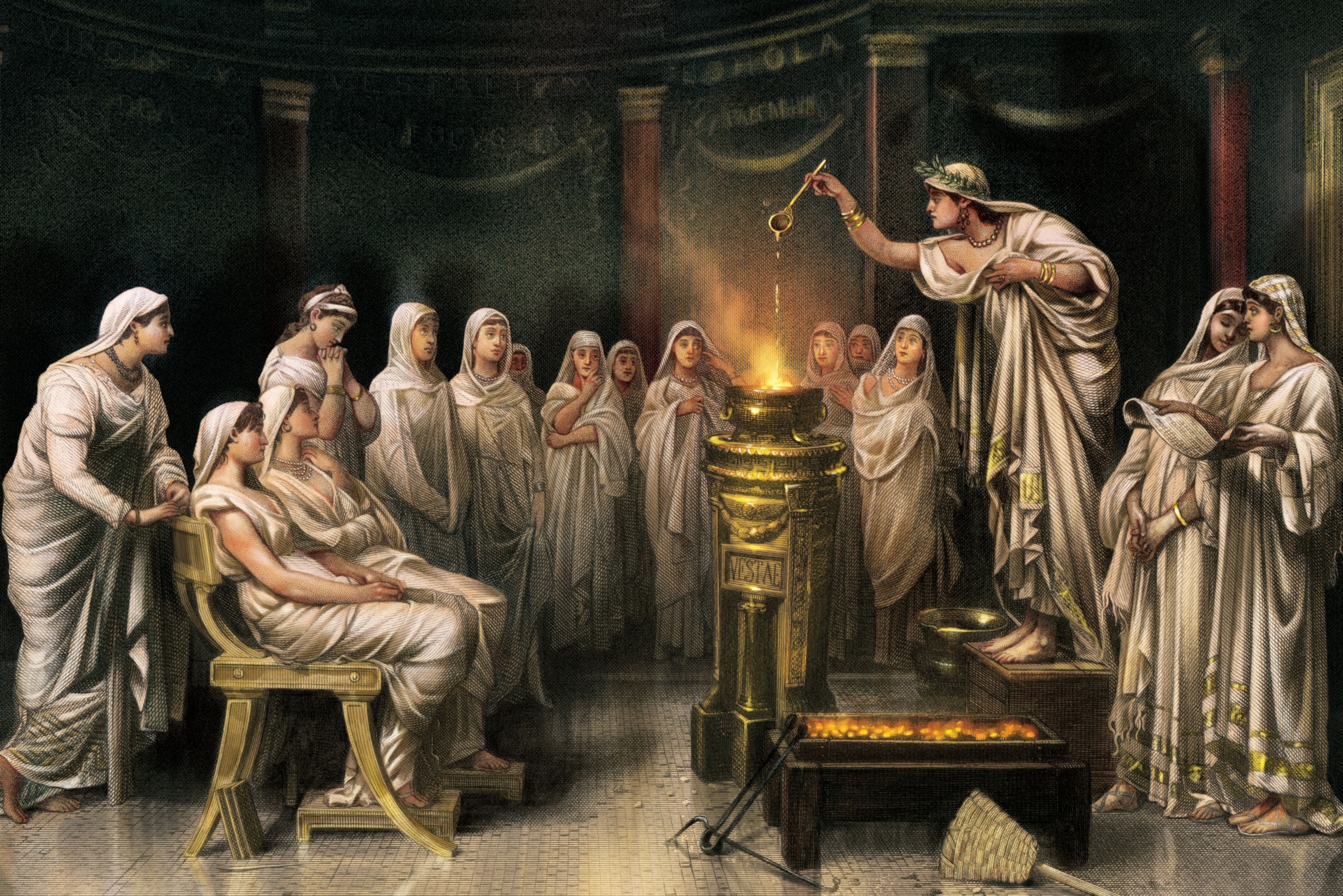 "The School of the Vestal Virgins"