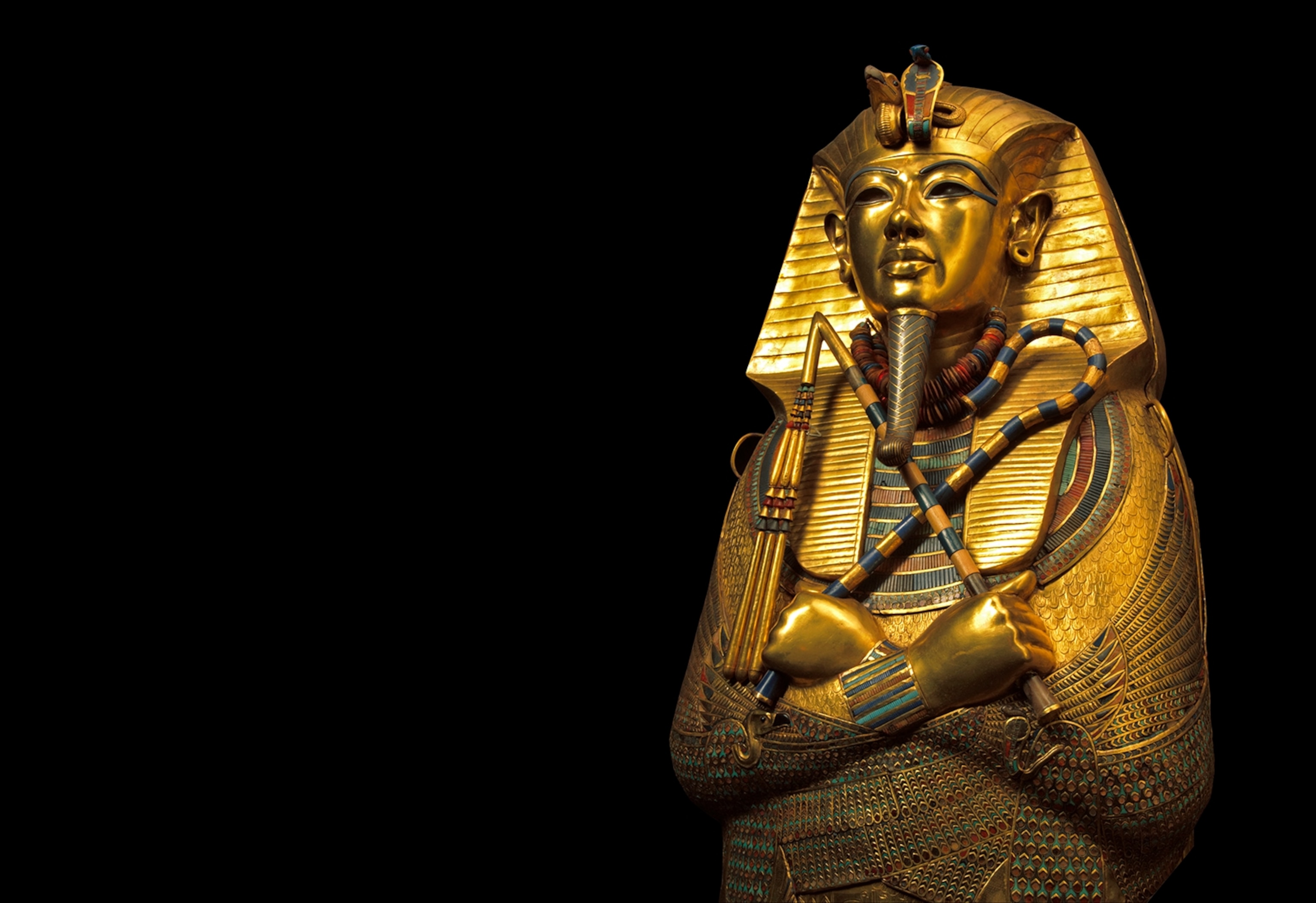 Tutankhamun's gold coffin