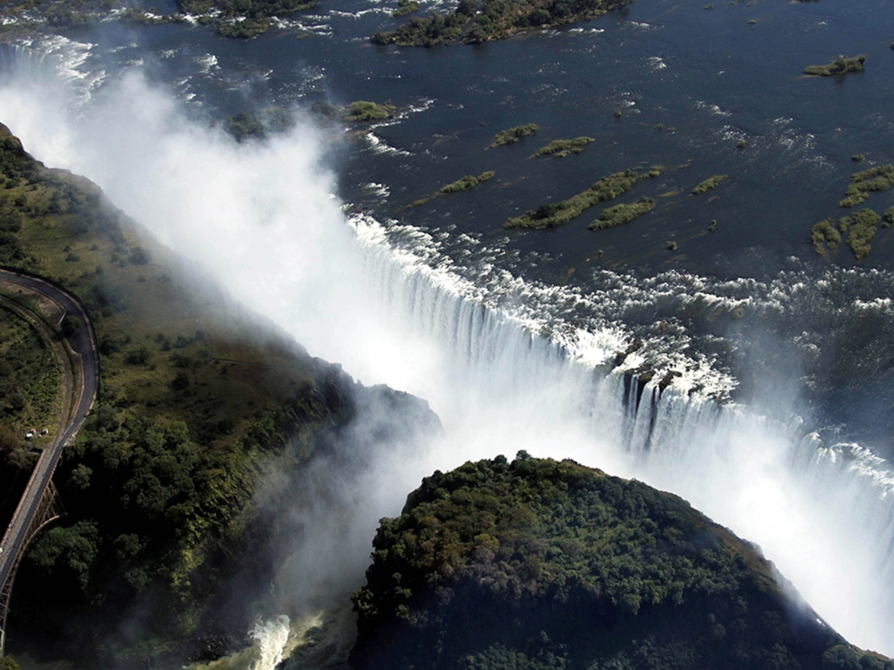 Victoria Falls from above