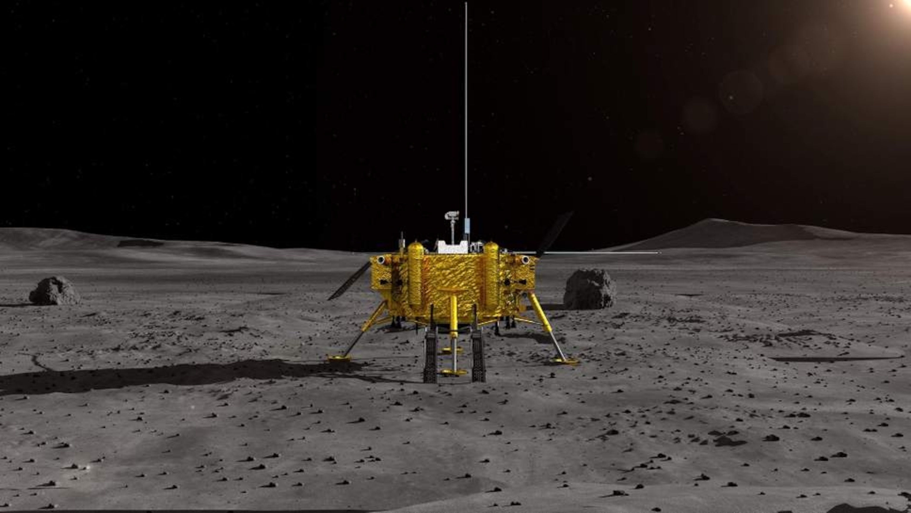 Chang'e 4 lunar lander.
