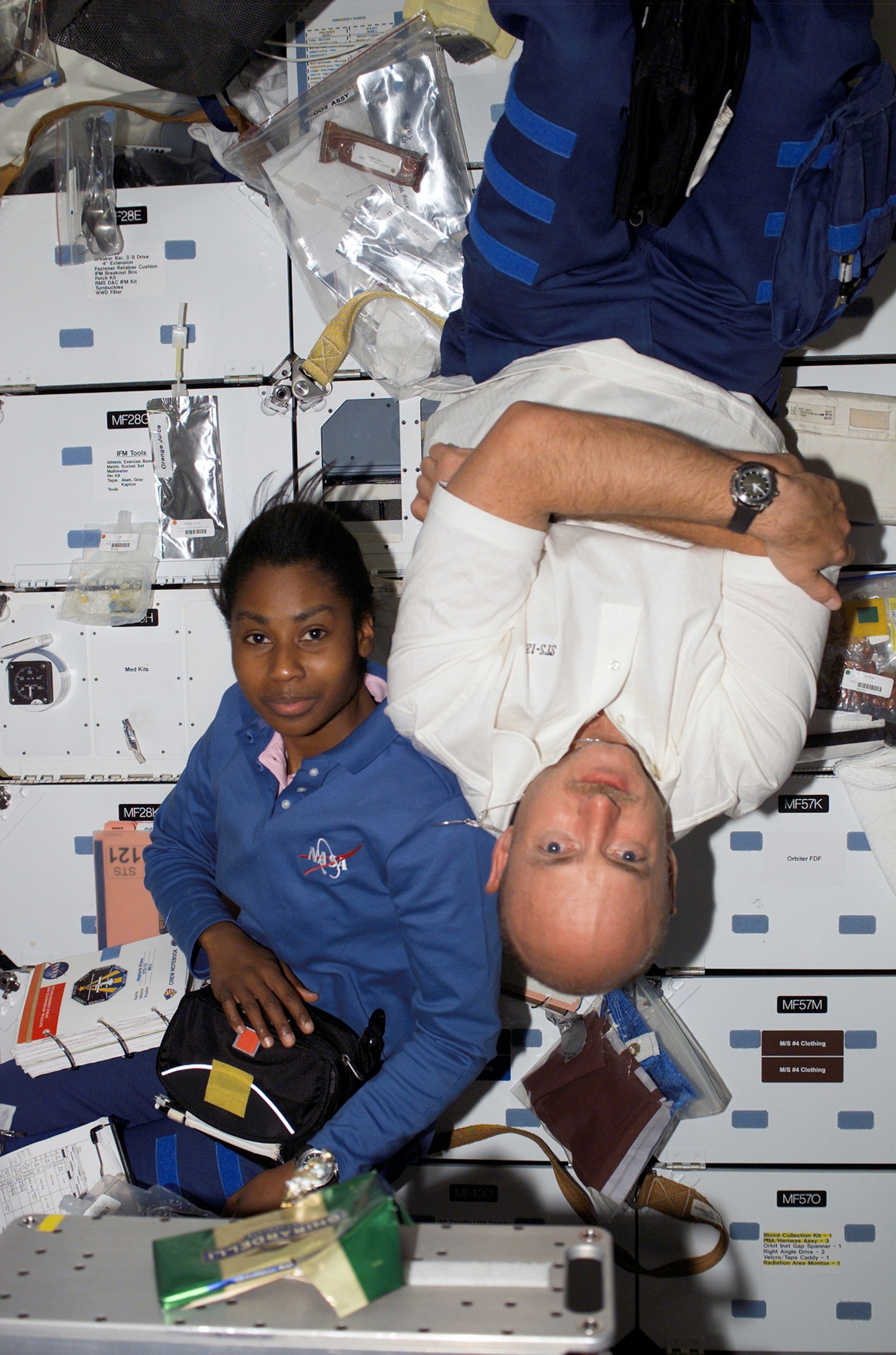 astronaut Stephanie D. Wilson and pilot Mark Kelly.