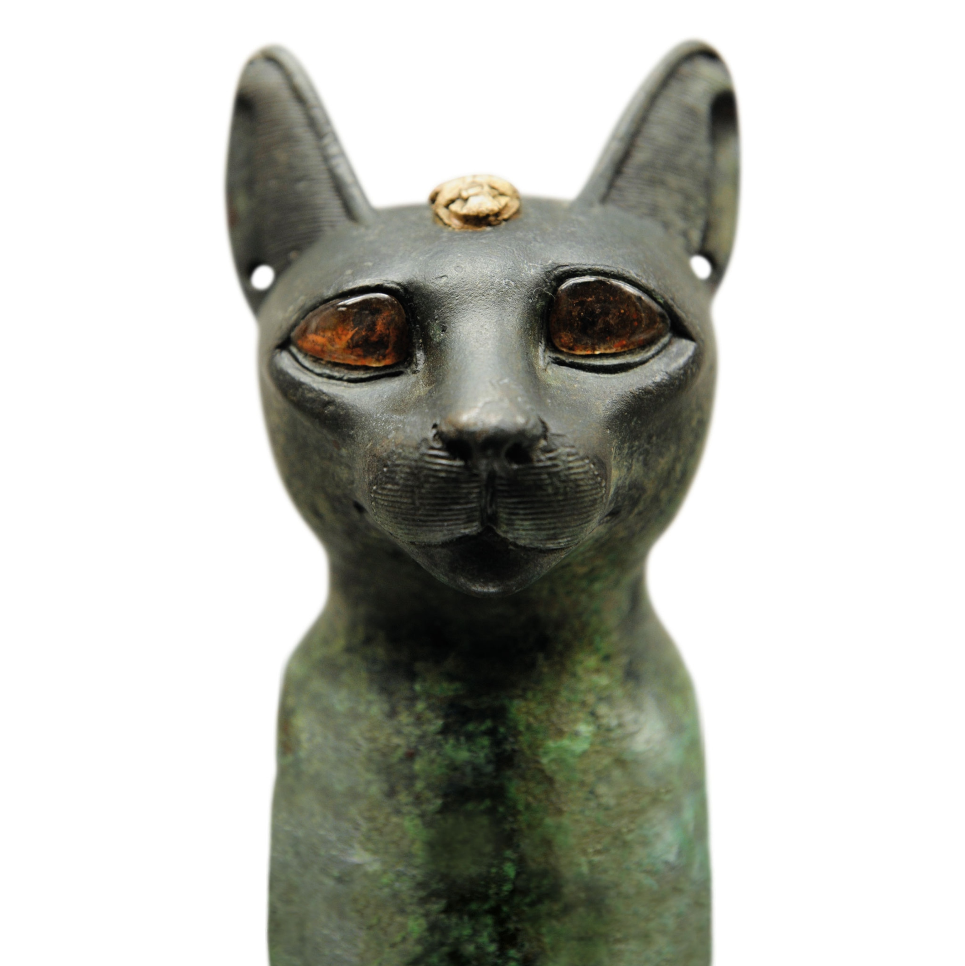 A statue of a cat