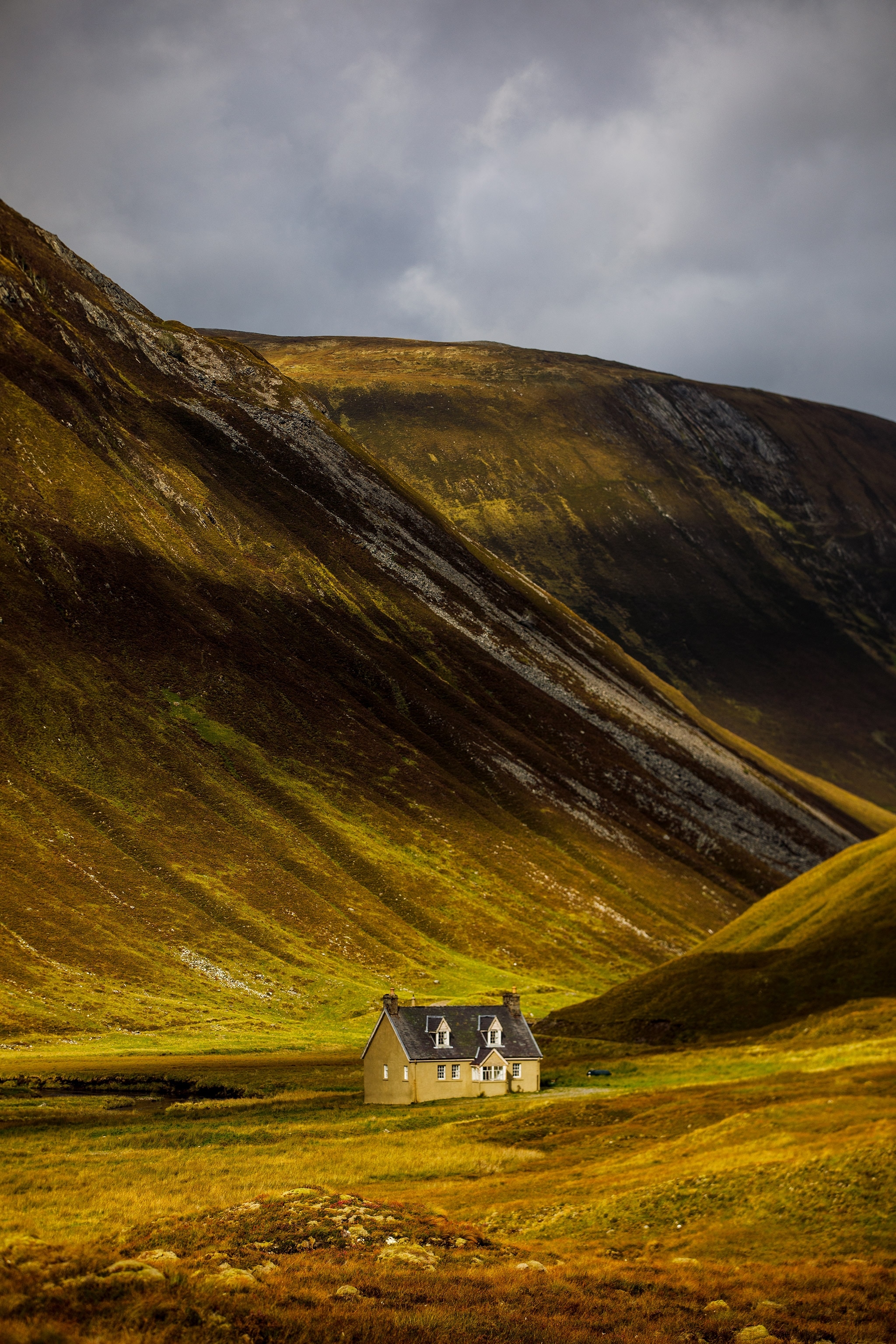 A house on the Alladale Reserve, Sutherland Northern Scotland