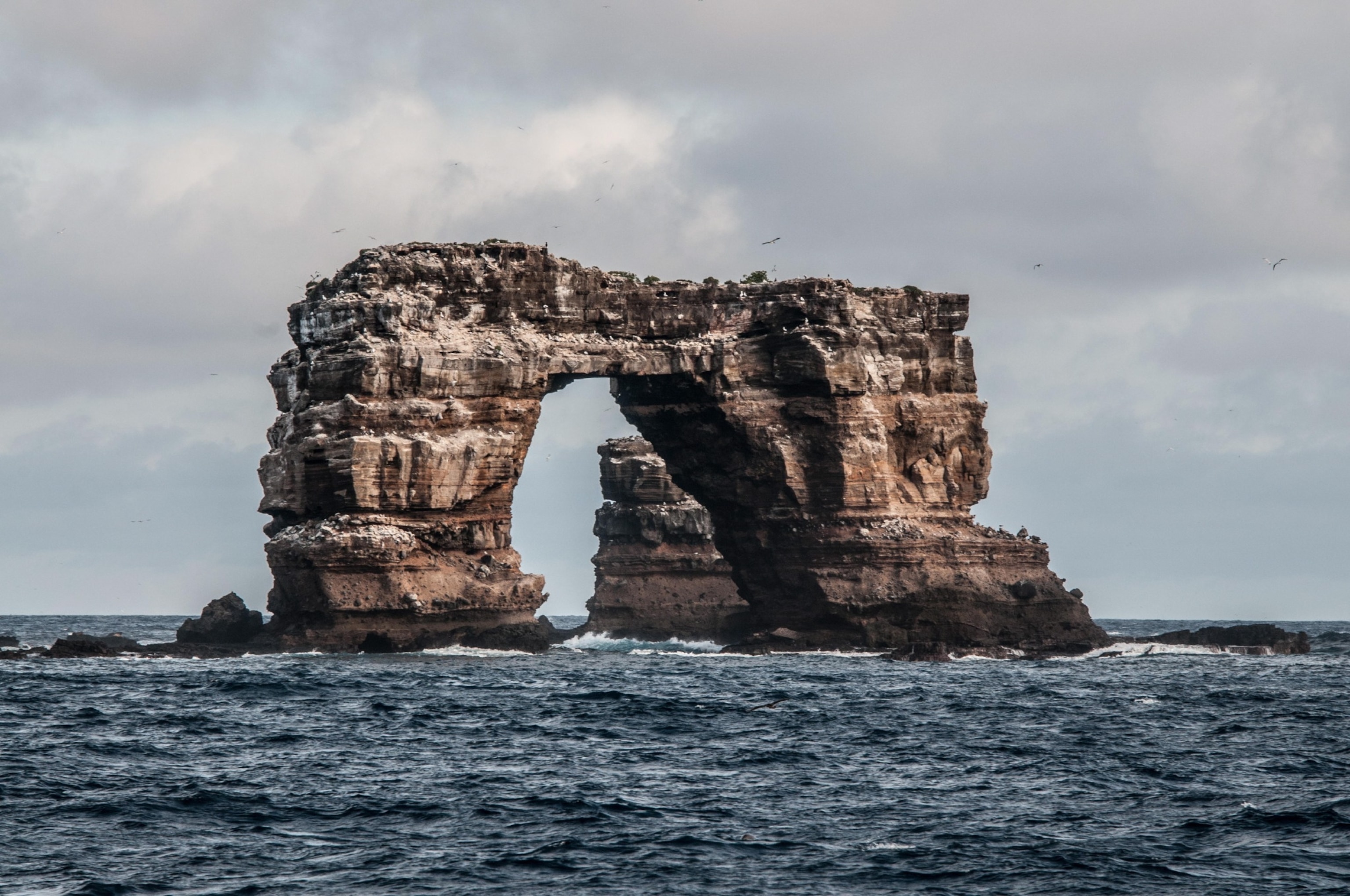 Stone arch in water