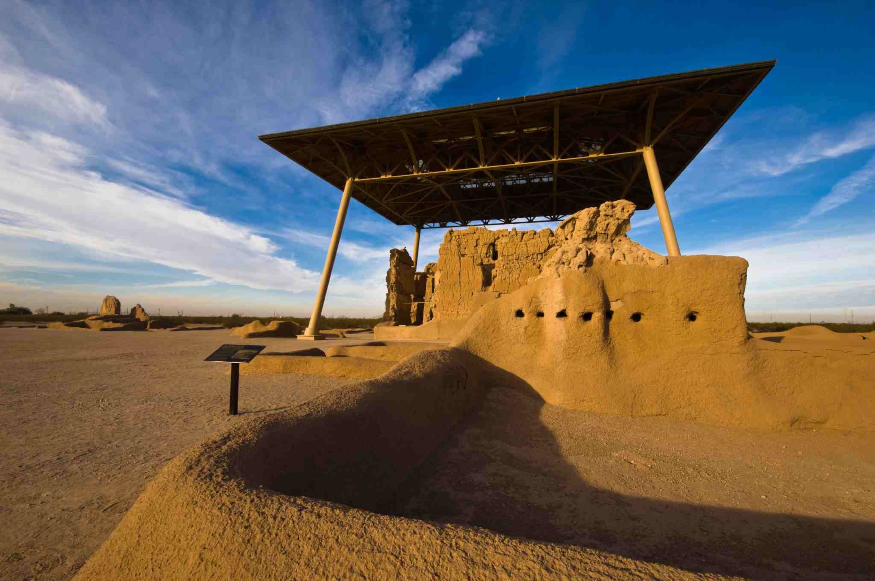 ancient clay ruins that are thousands of years old