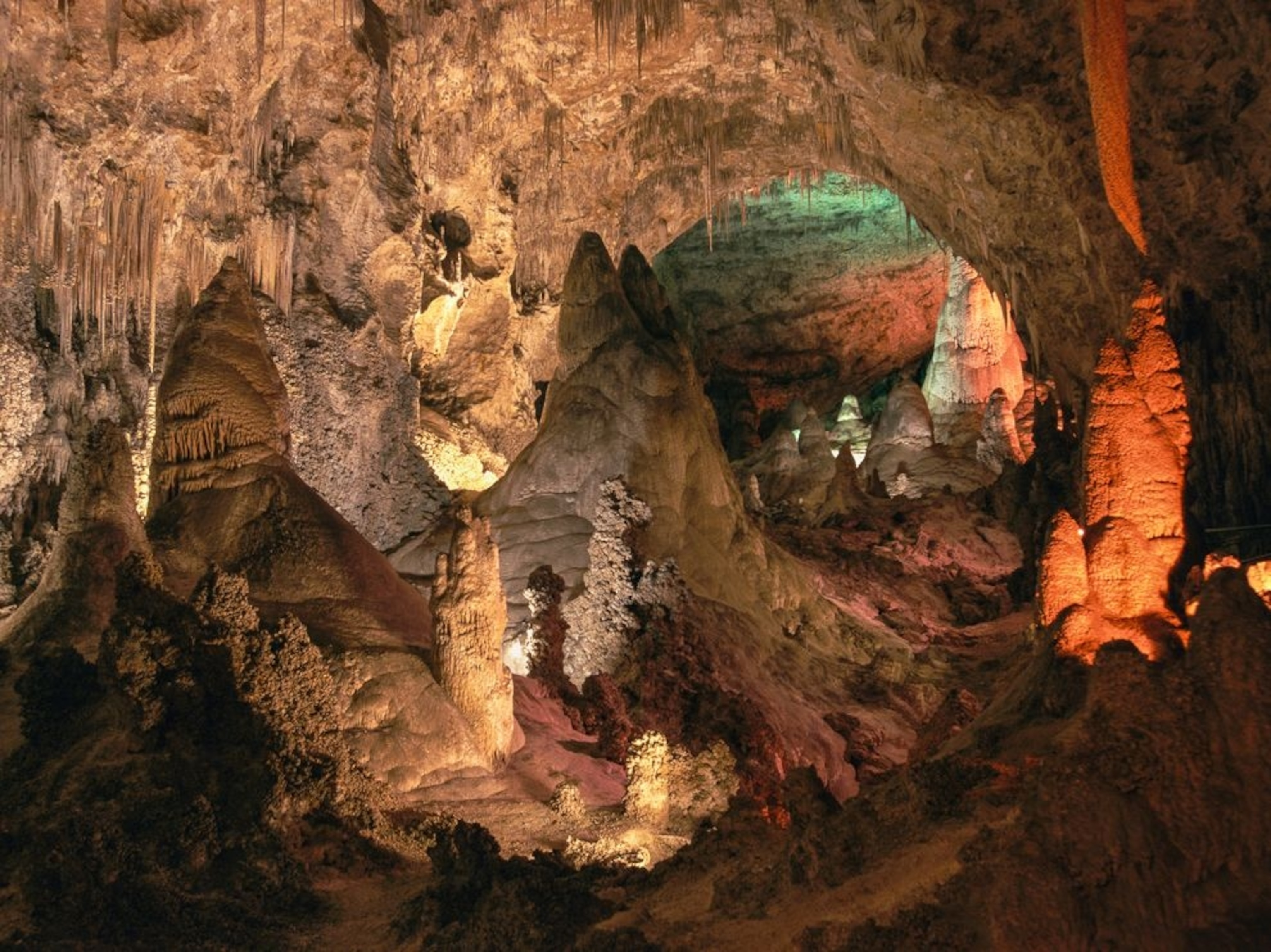 cave interior at Carlsbad Caverns National Park, New Mexico
