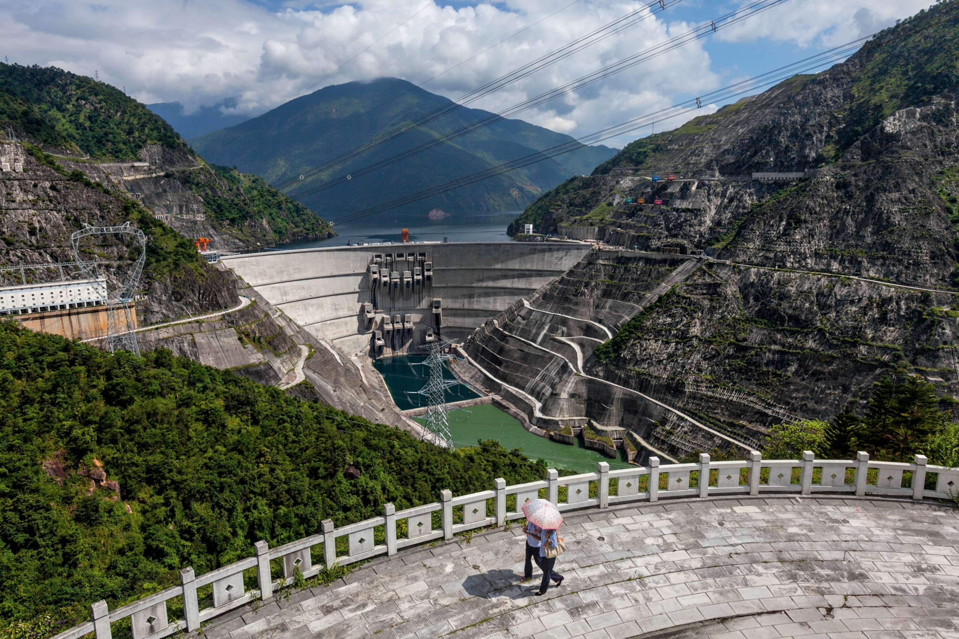 a Mekong River dam