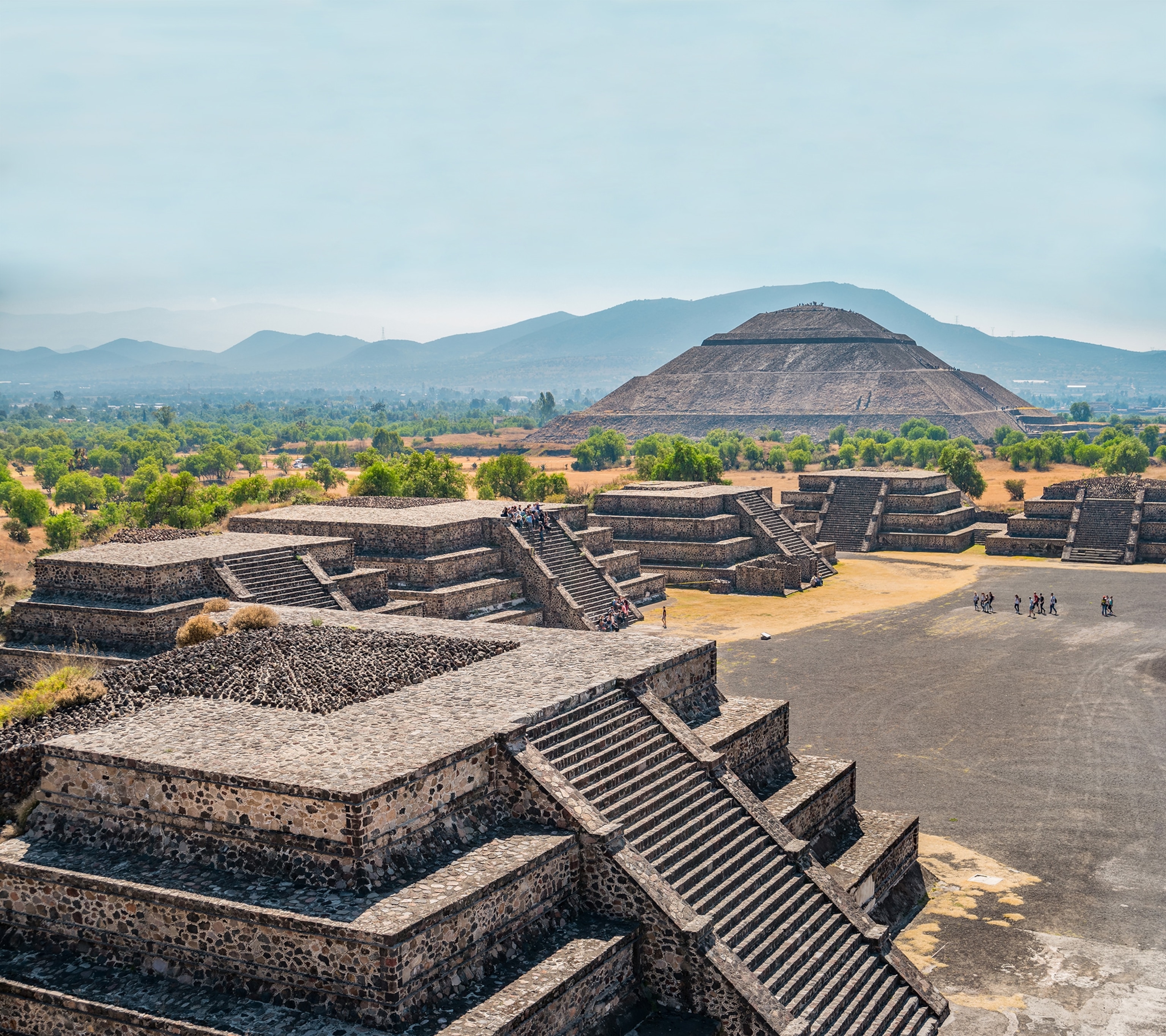 Teotihuacan is home to some of the most significant Mesoamerican pyramids. At its height, around A.D. 400, the city was one of the largest in the world and a regional hub of trade.