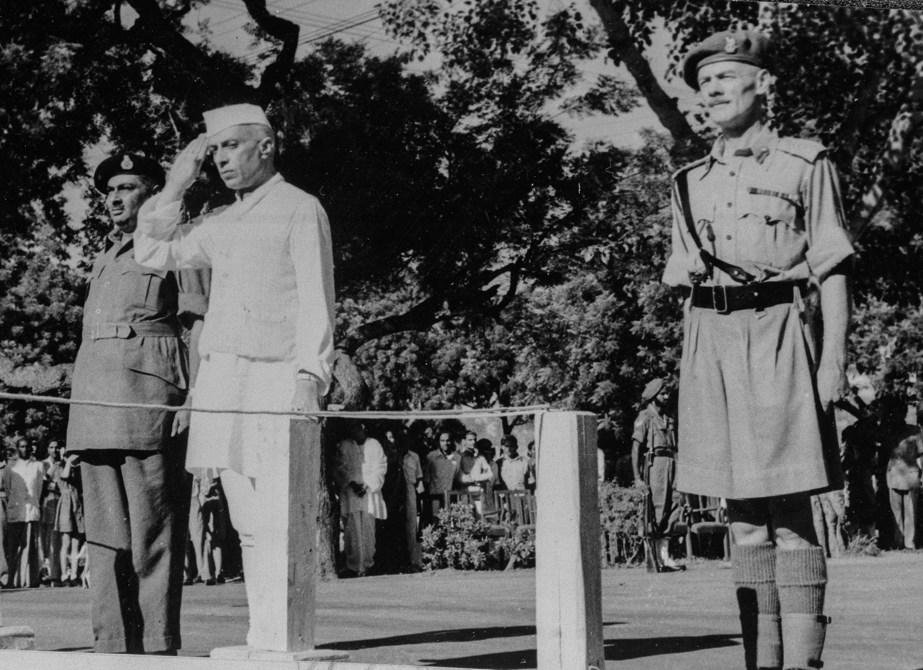 Jawaharlal Nehru after becoming the first prime minister of India