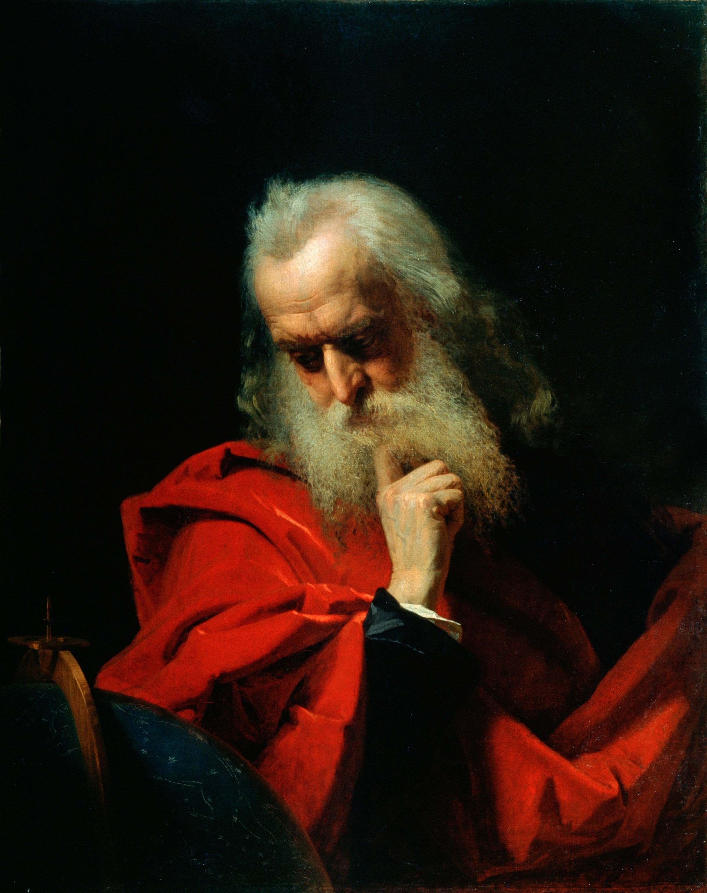 Painted portrait of Galileo Galilei by Ivan Petrovich Koler-Viliandi.