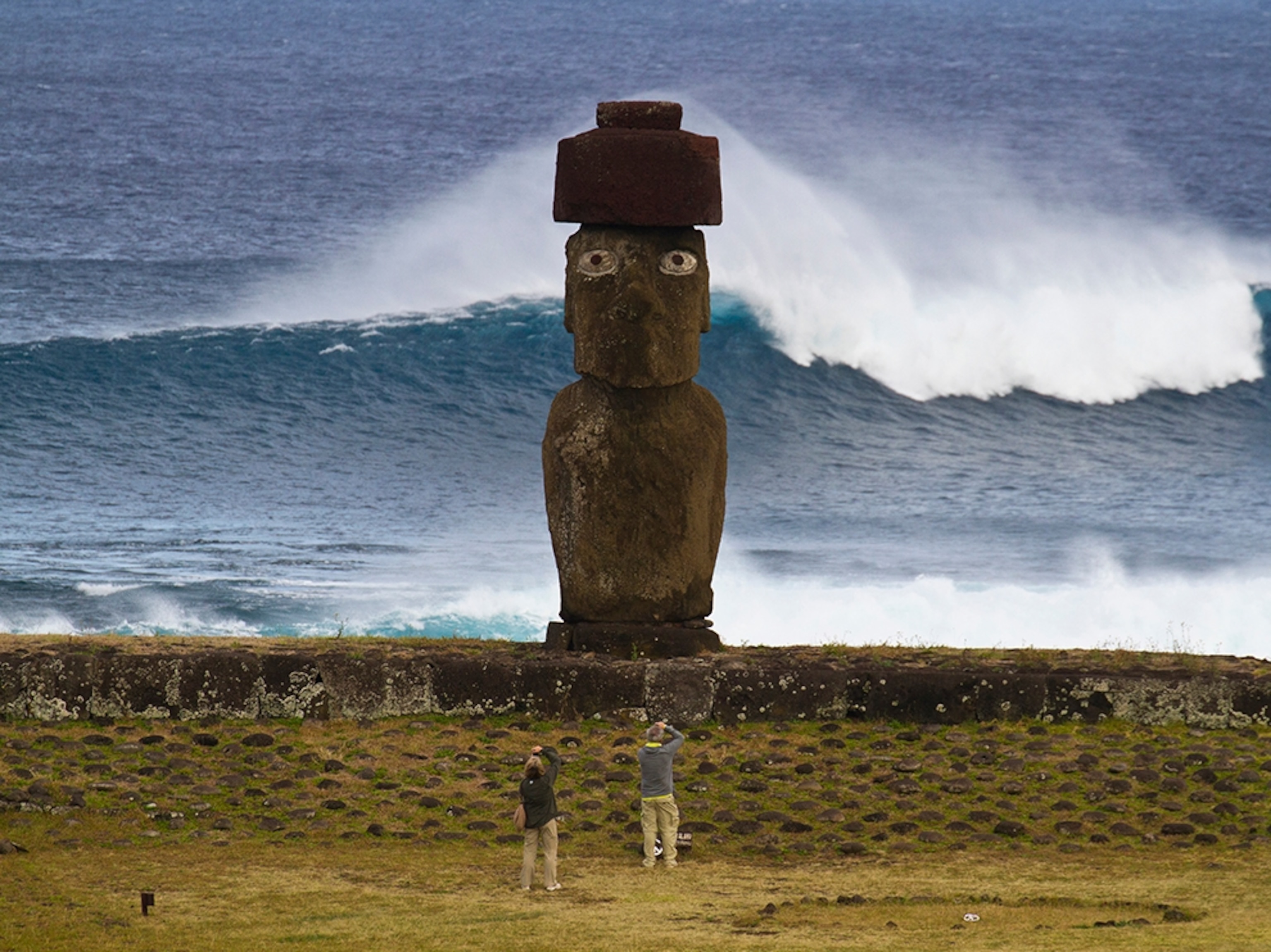 Ahu Tahai on Easter Island