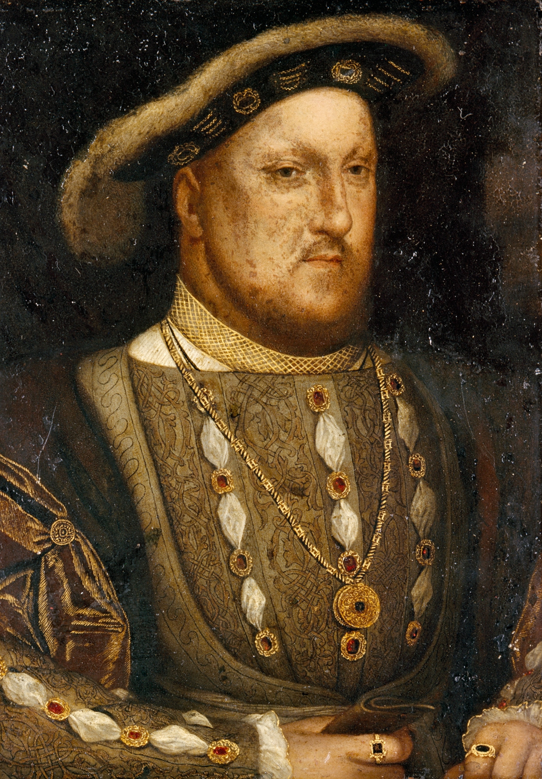 A painting depicts England's King Henry VIII.