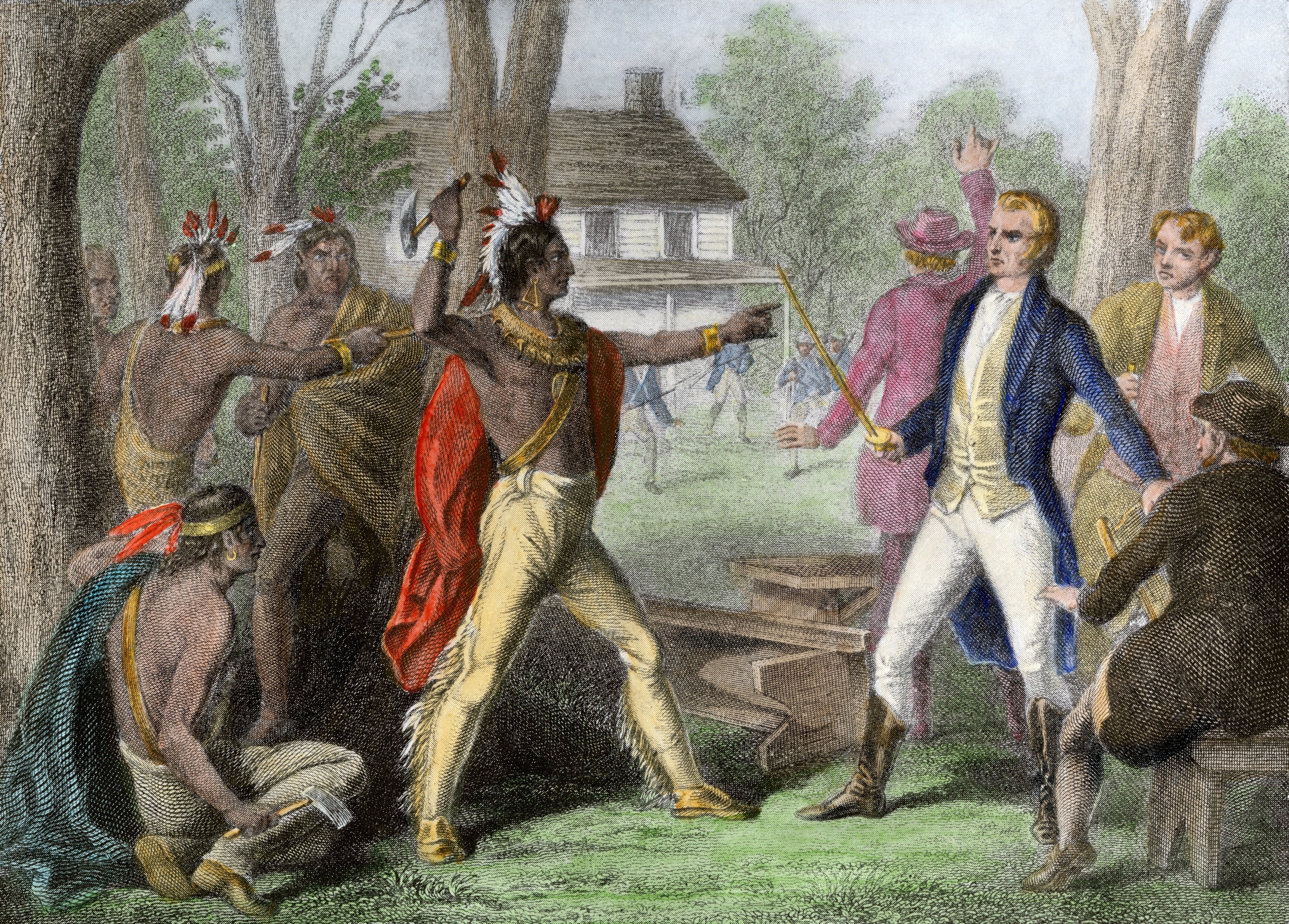 Tecumseh and Harrison