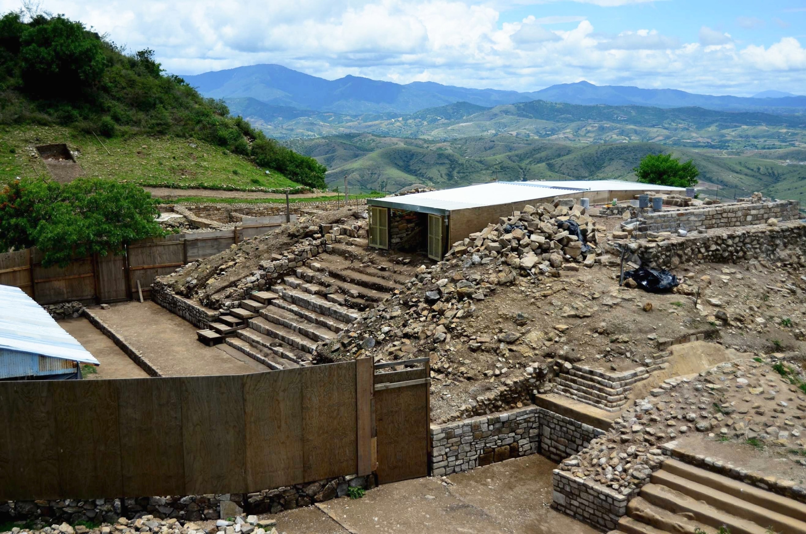 Pyramid picture - Ancient Zapotec tombs found within (Mexico)