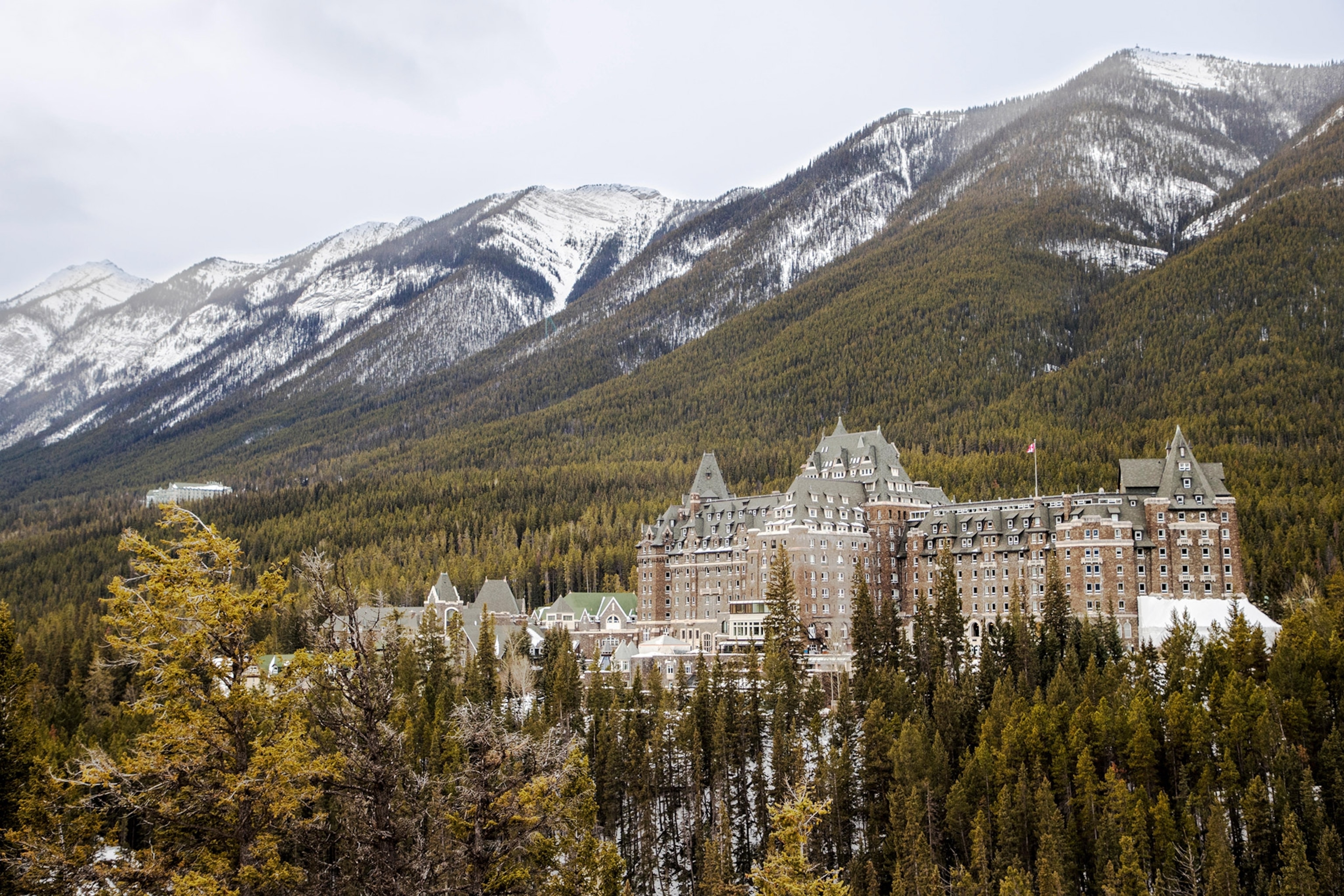 Banff Springs hotel in Alberta, Canada
