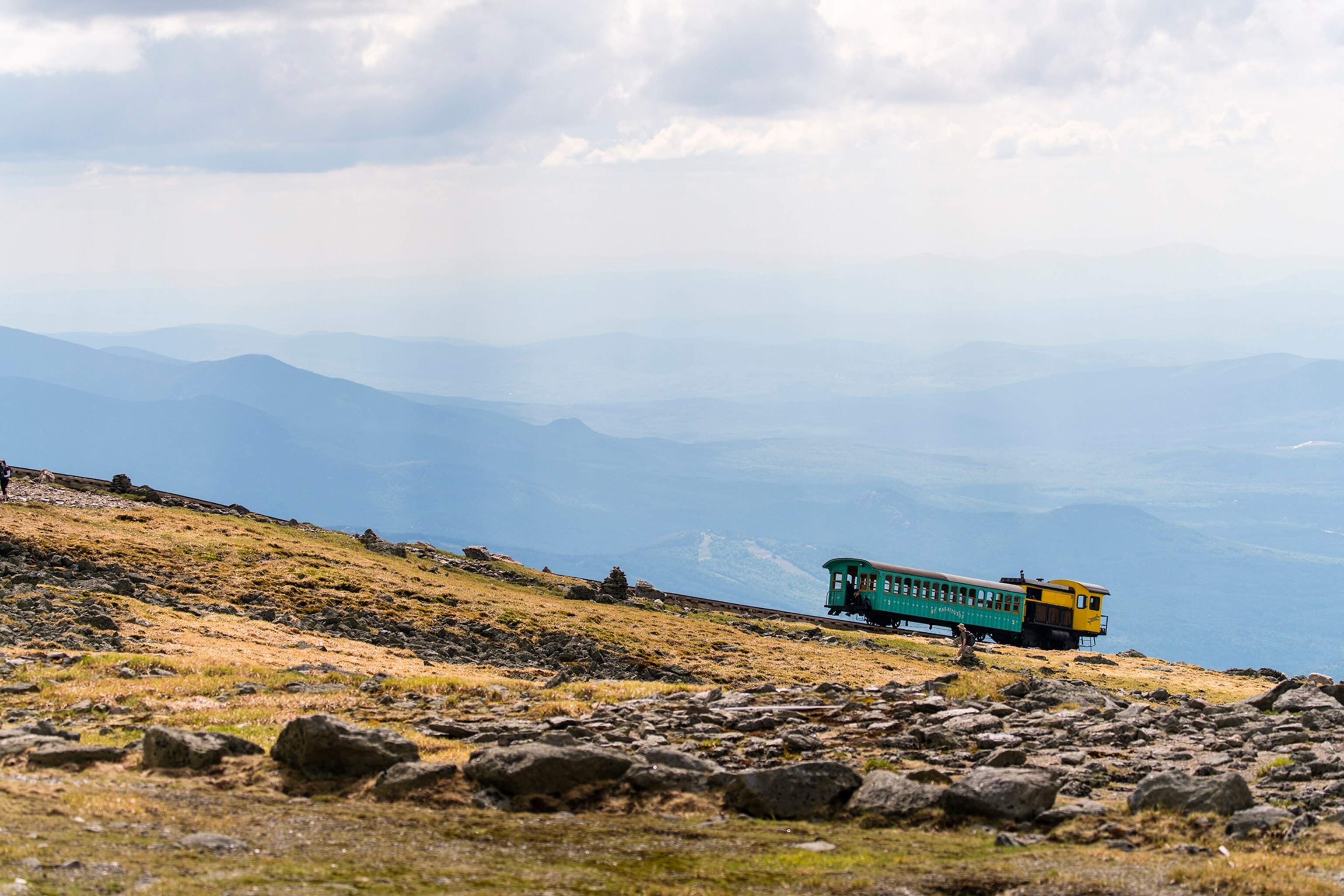 the Cog Railroad in New Hampshire