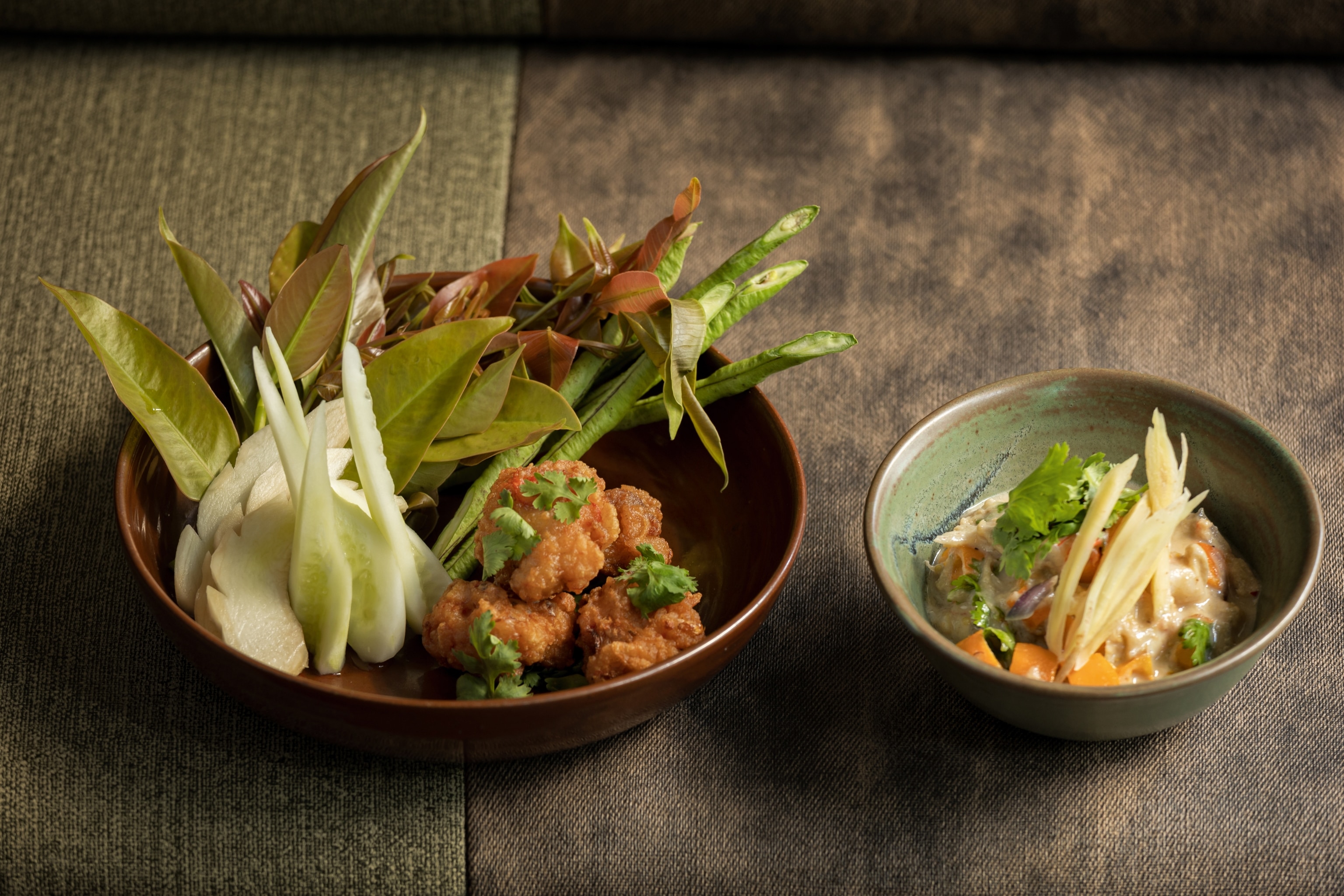 Thai dish prawn cakes