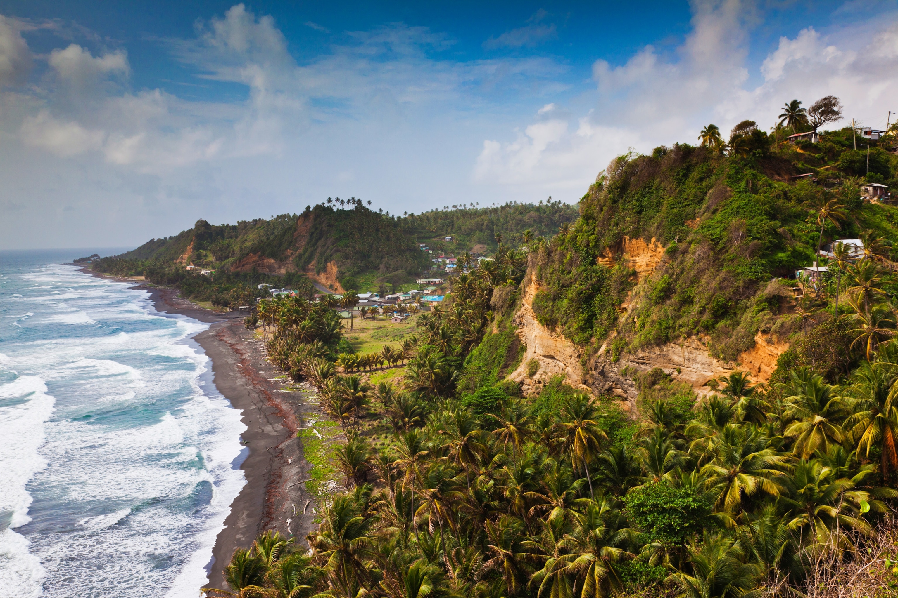 the Windward Coast in St. Vincent