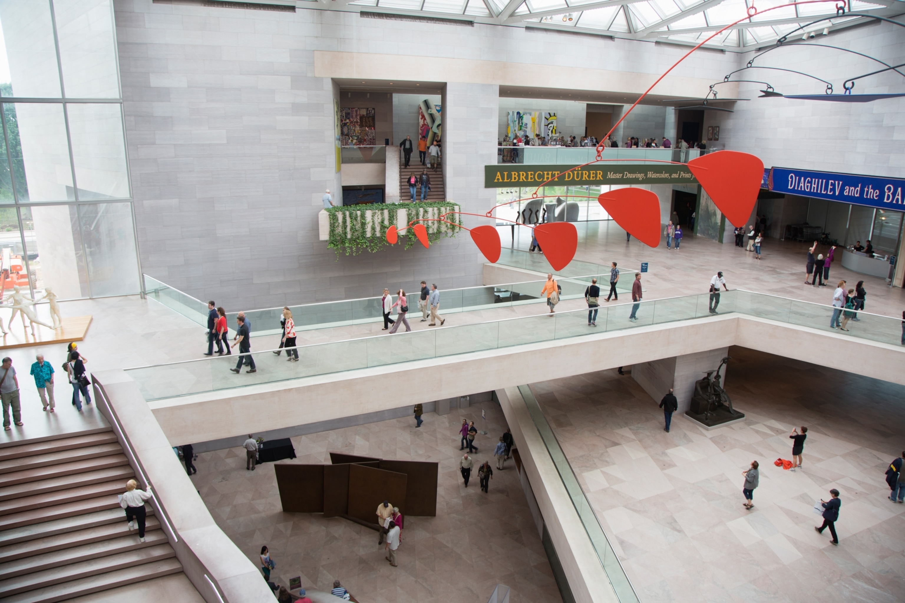 an art gallery lobby in Washington, DC