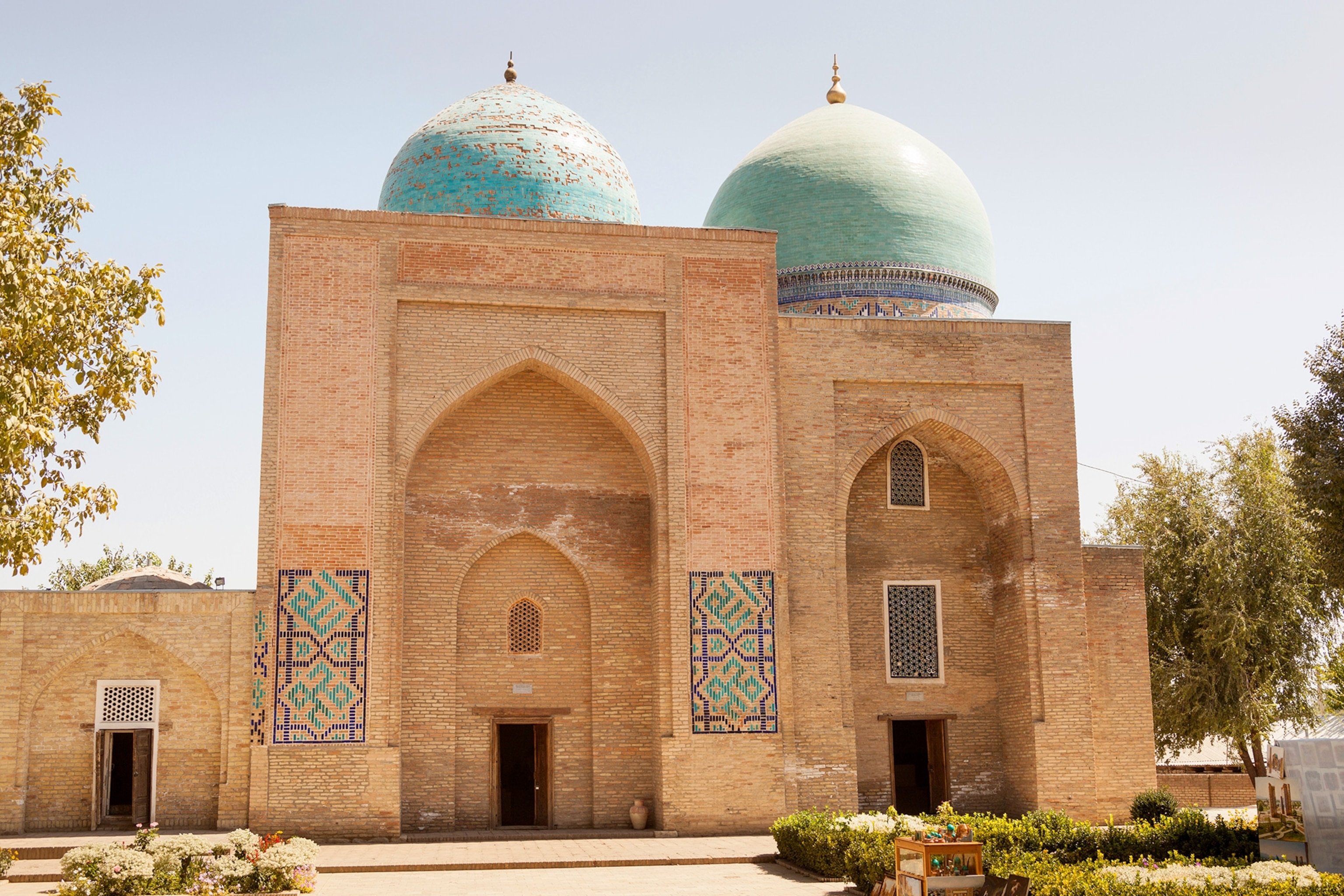 an ancient mausoleum in Shakhrisabz, Uzbekistan