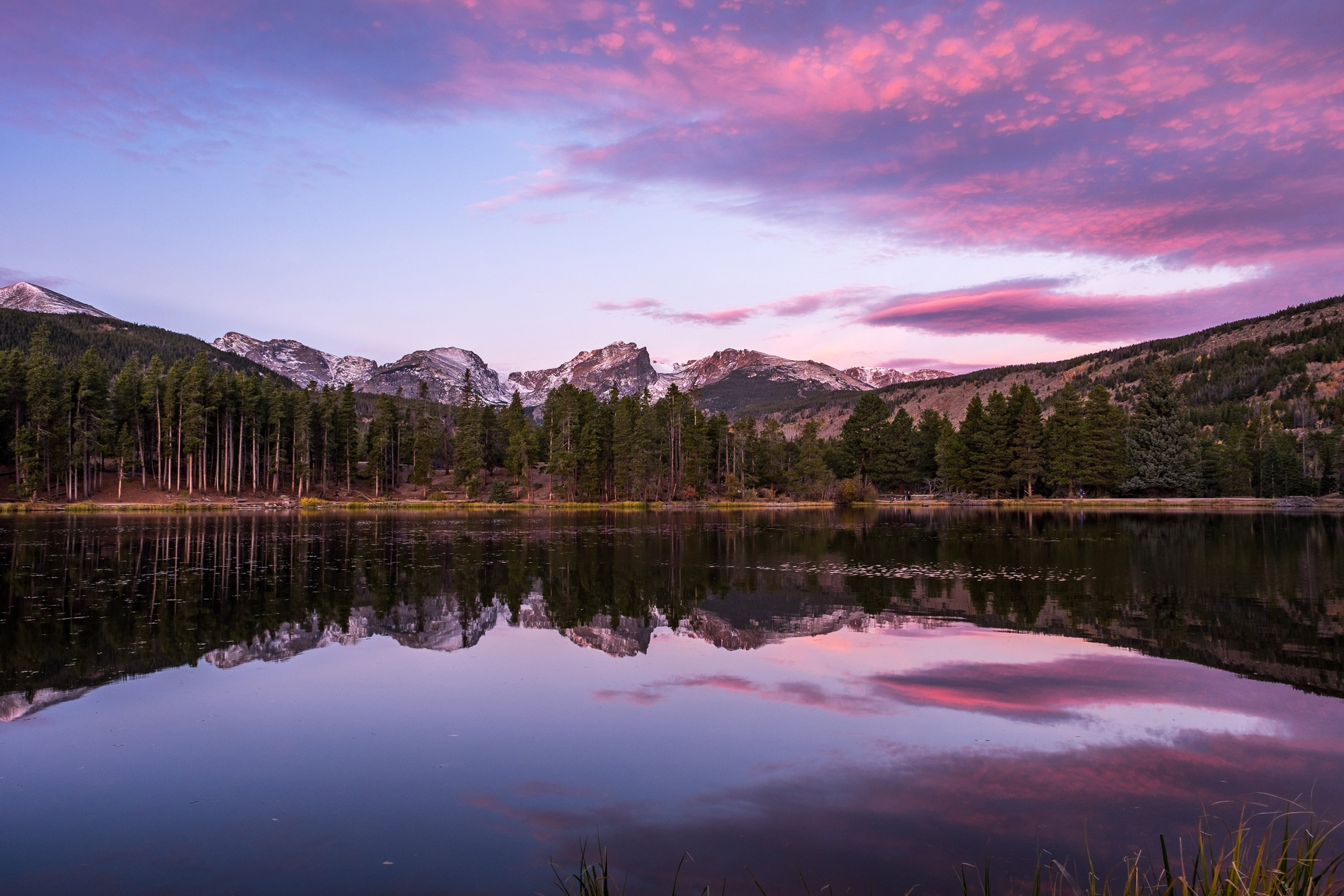 Sprague Lake in Rocky Mountain National Park, Colorado