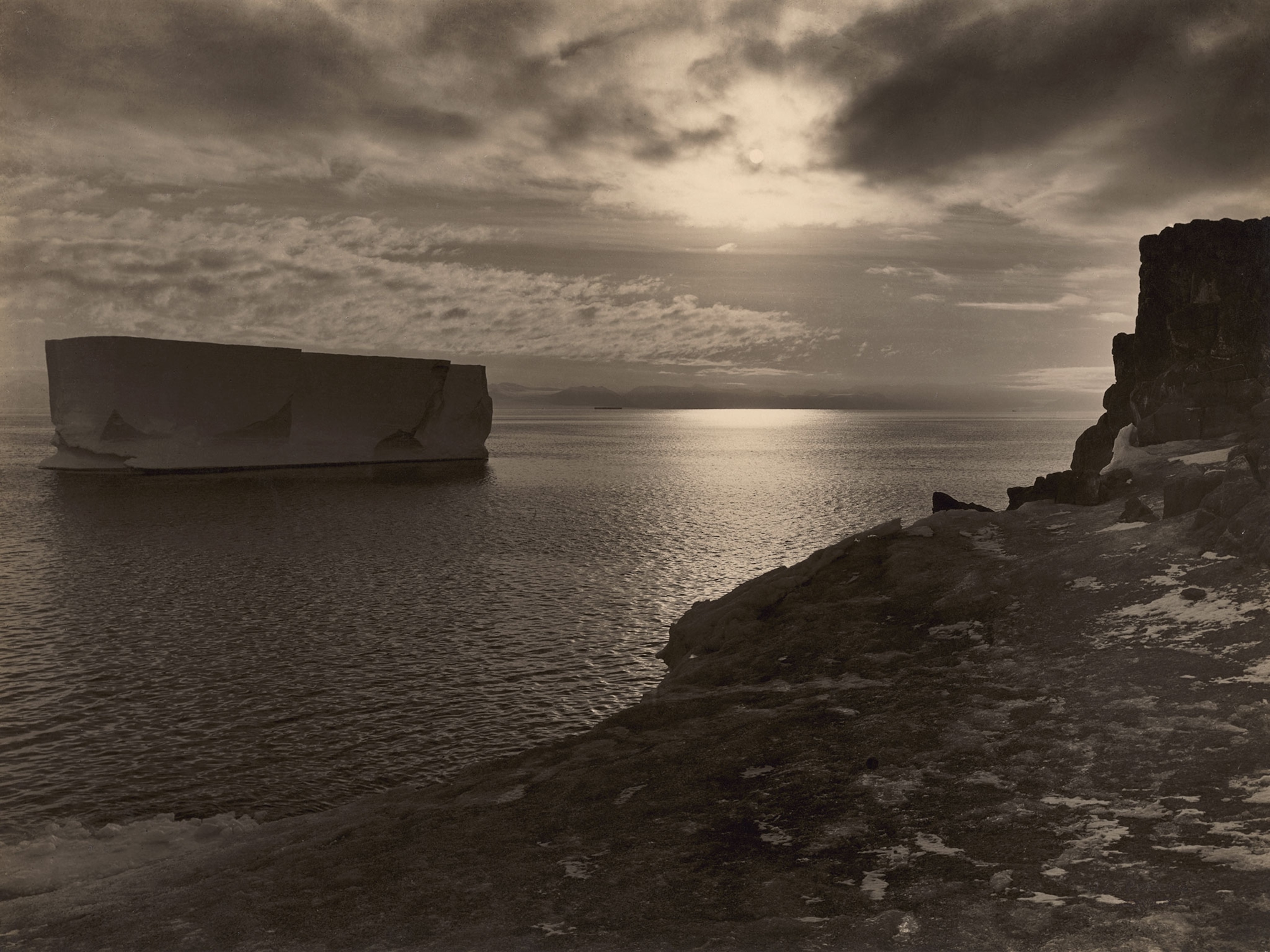 an iceberg in Antarctica