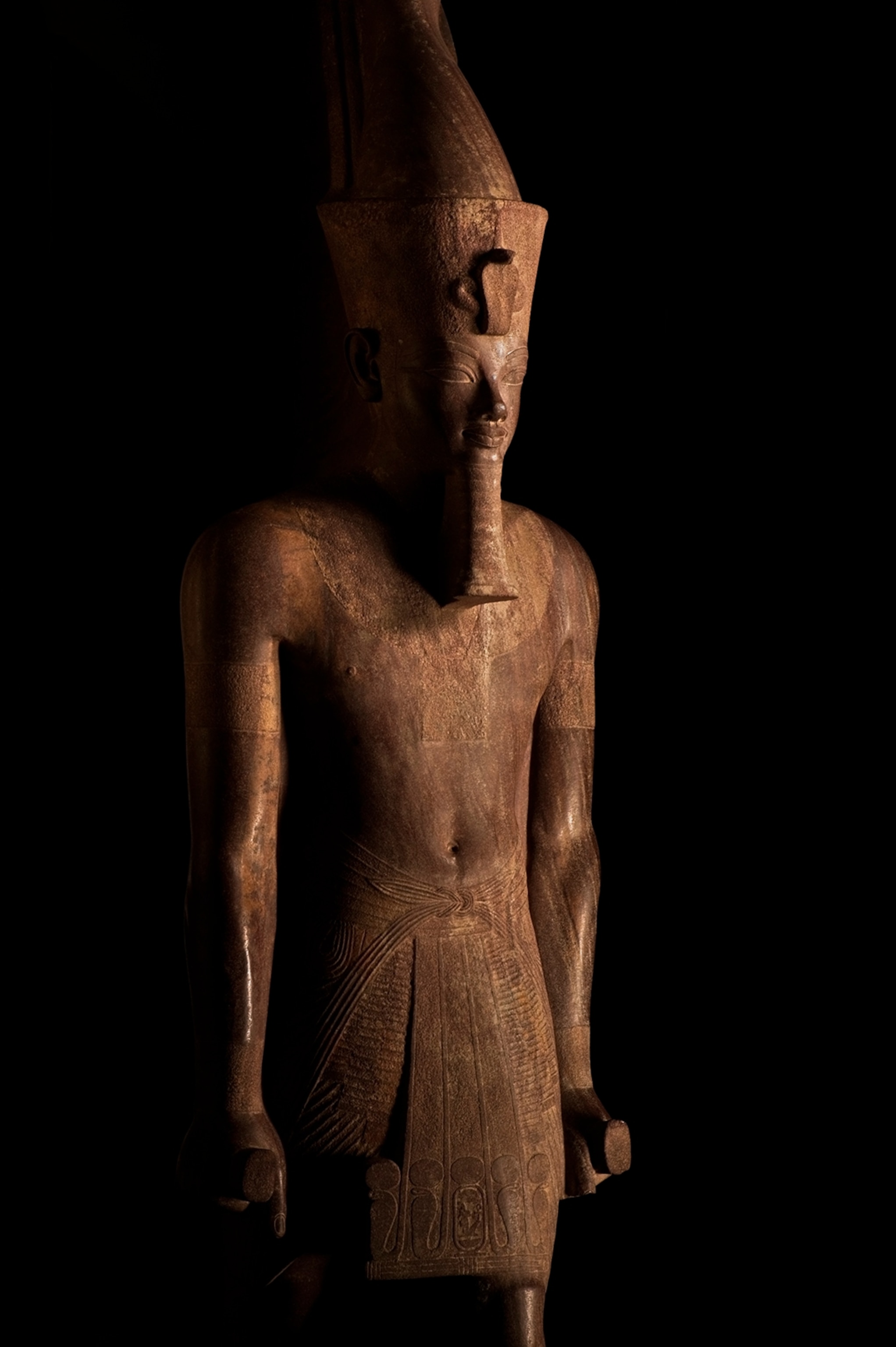 a statue of Amenhotep III