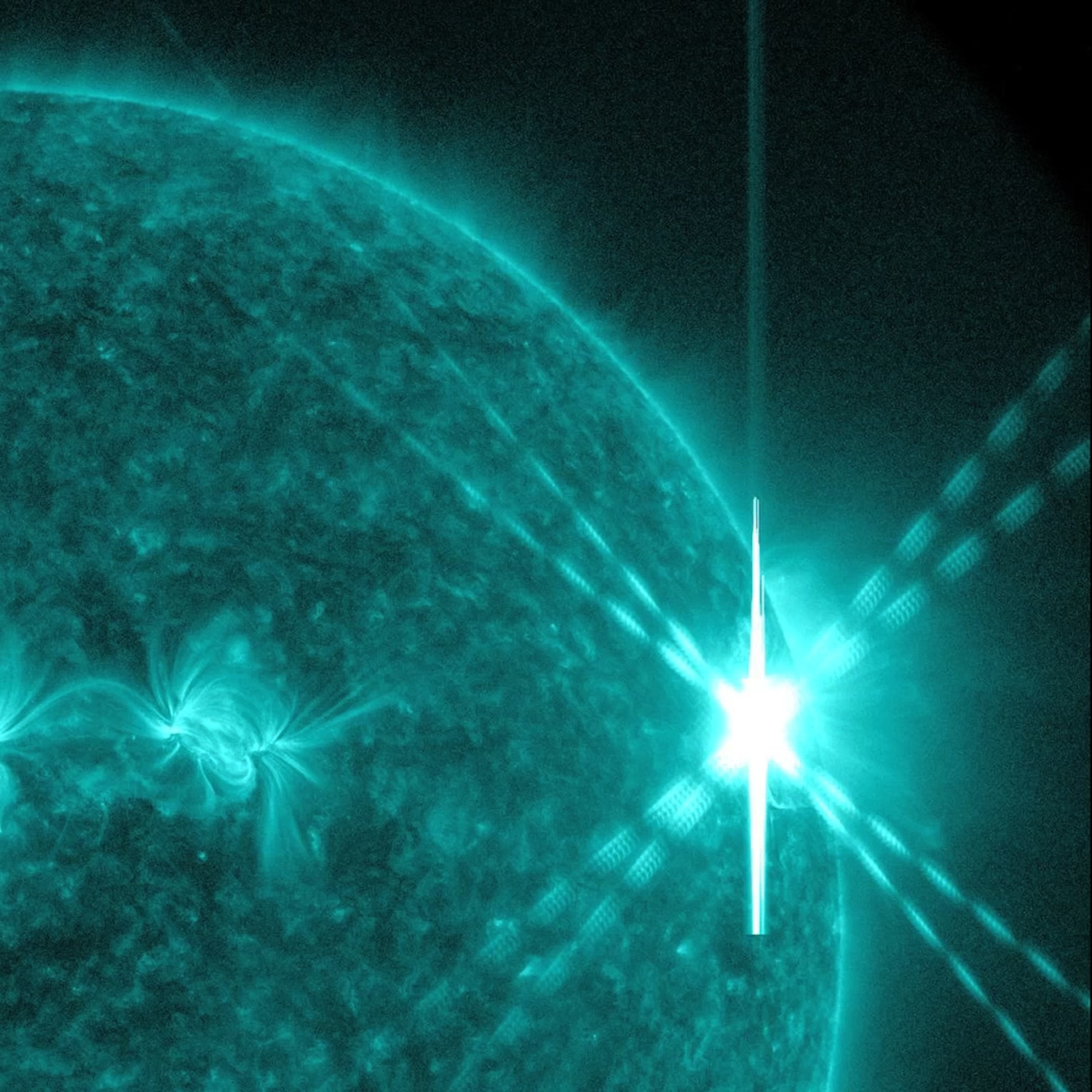 Solar flare.