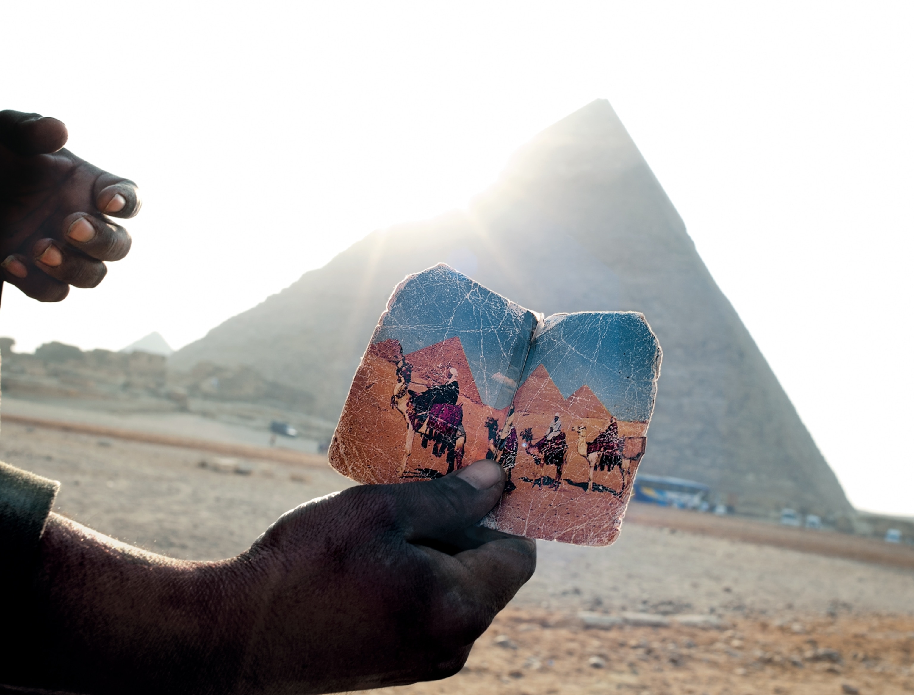 the Giza Pyramids