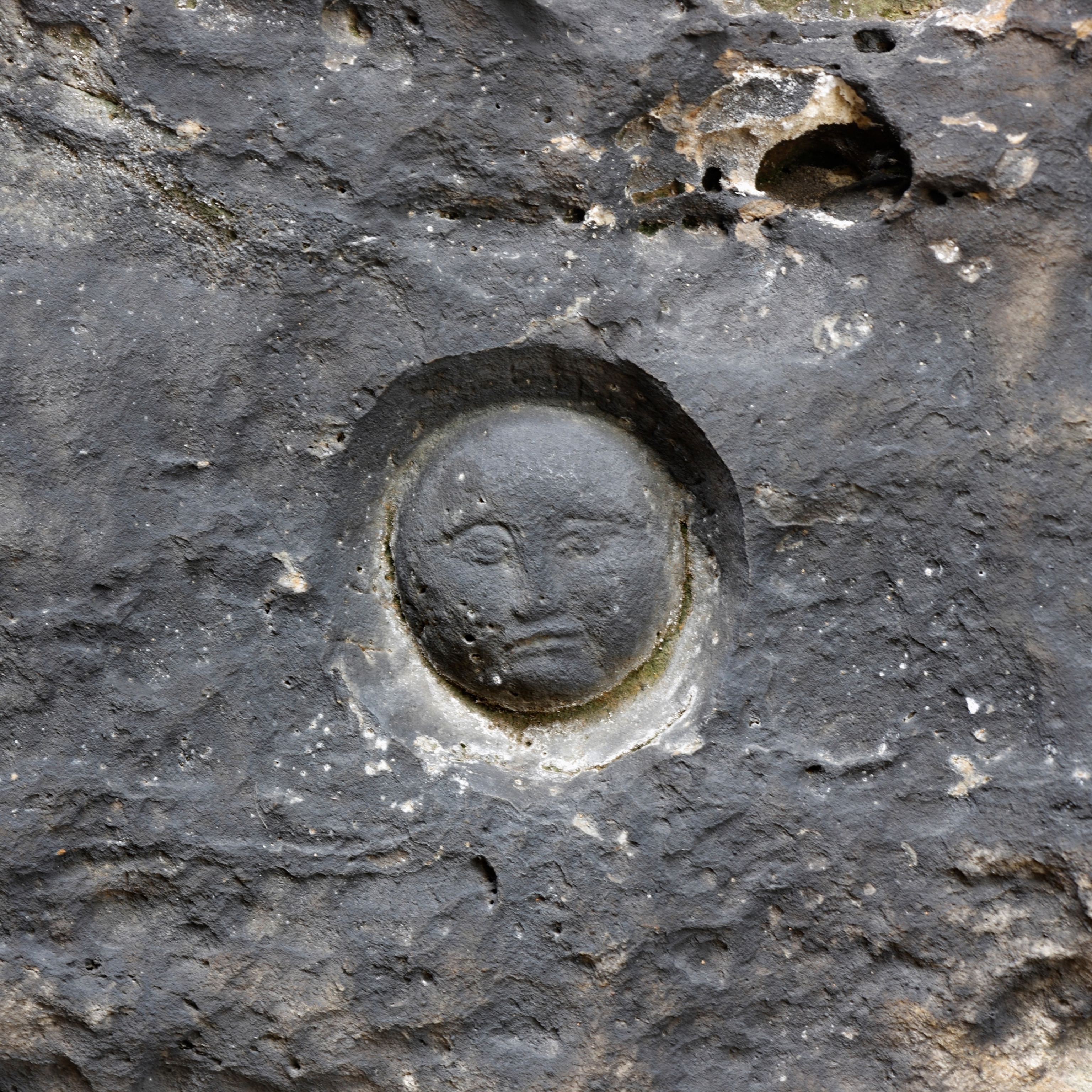 An engraving from 1500BC depicting the moon.