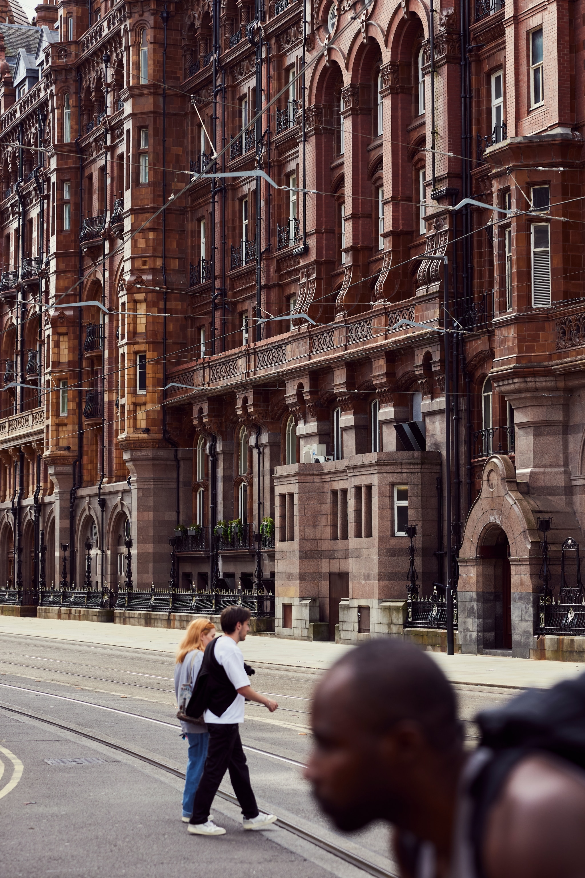 People crossing street