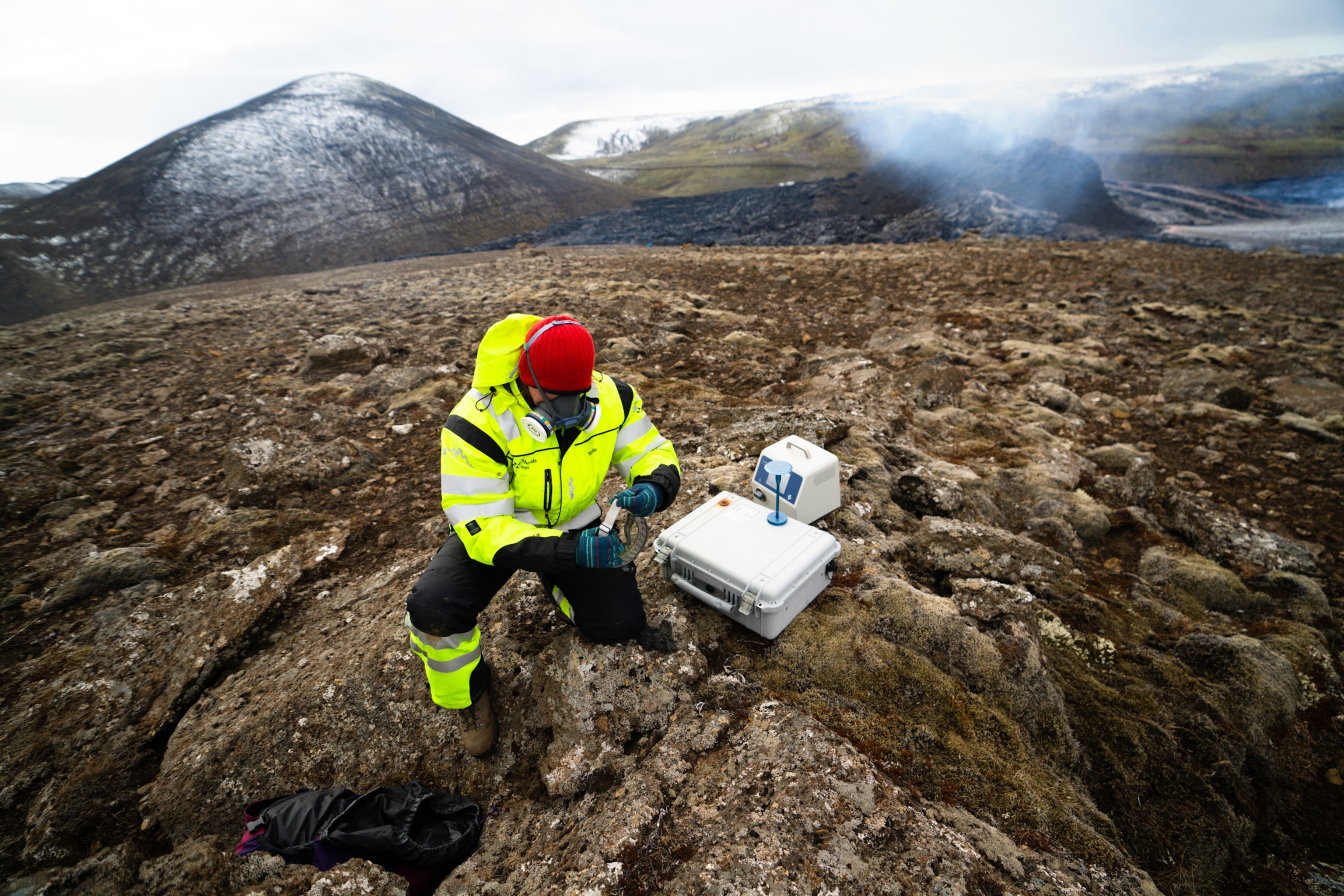 Search and Rescue teams monitor air and land conditions