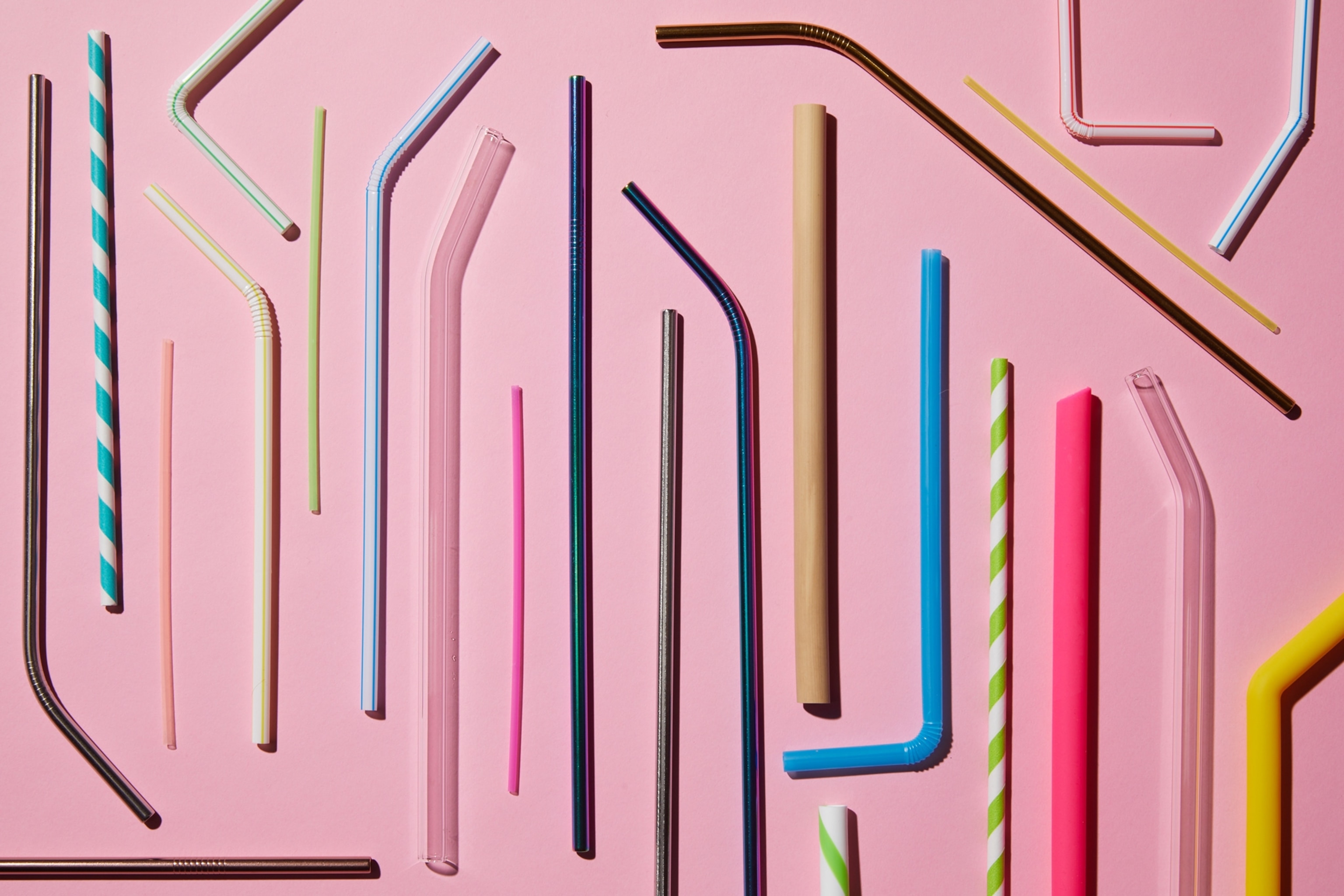 colorful straws