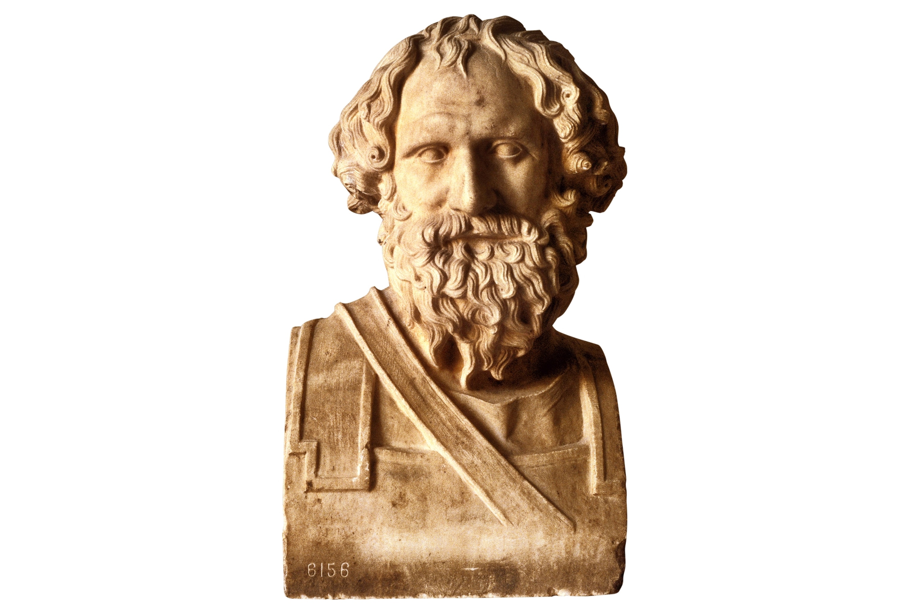 a bust of Spartan King Archidamus III