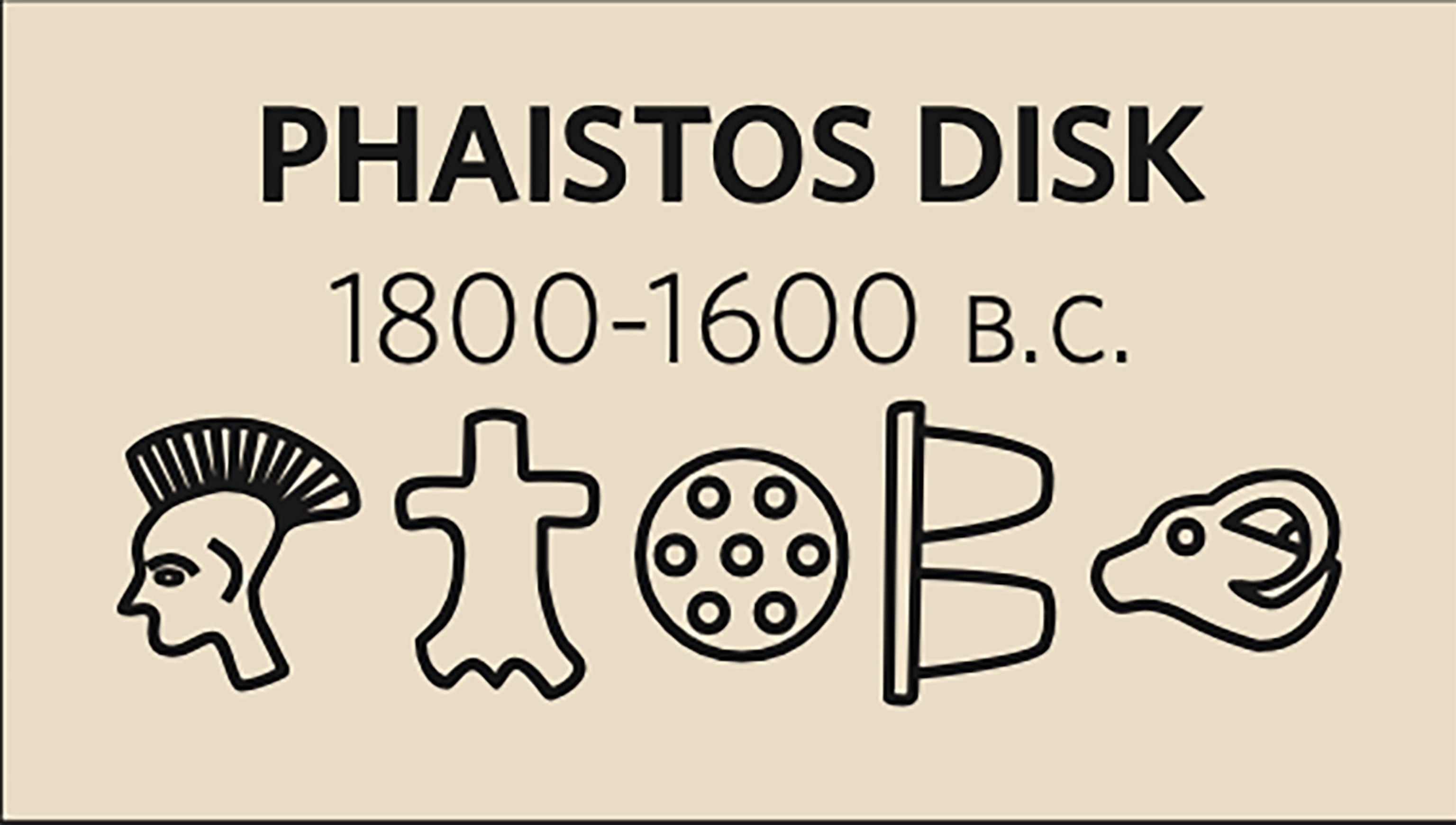 Phaistos disk script example