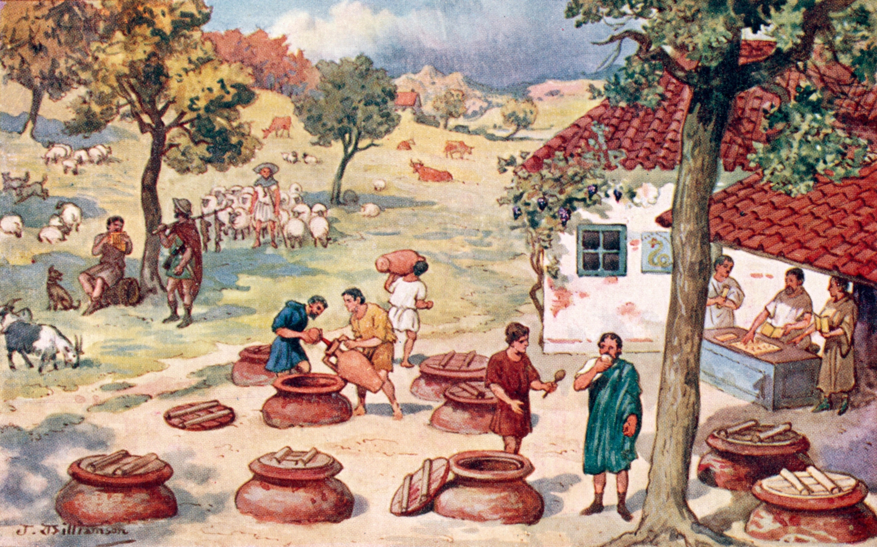 shepherds and wine makers.