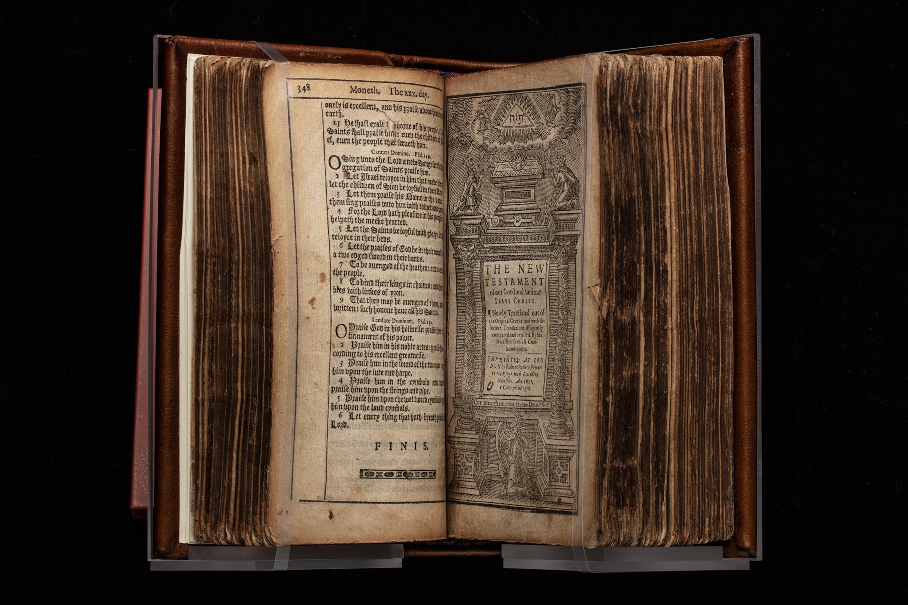 open Bible page
